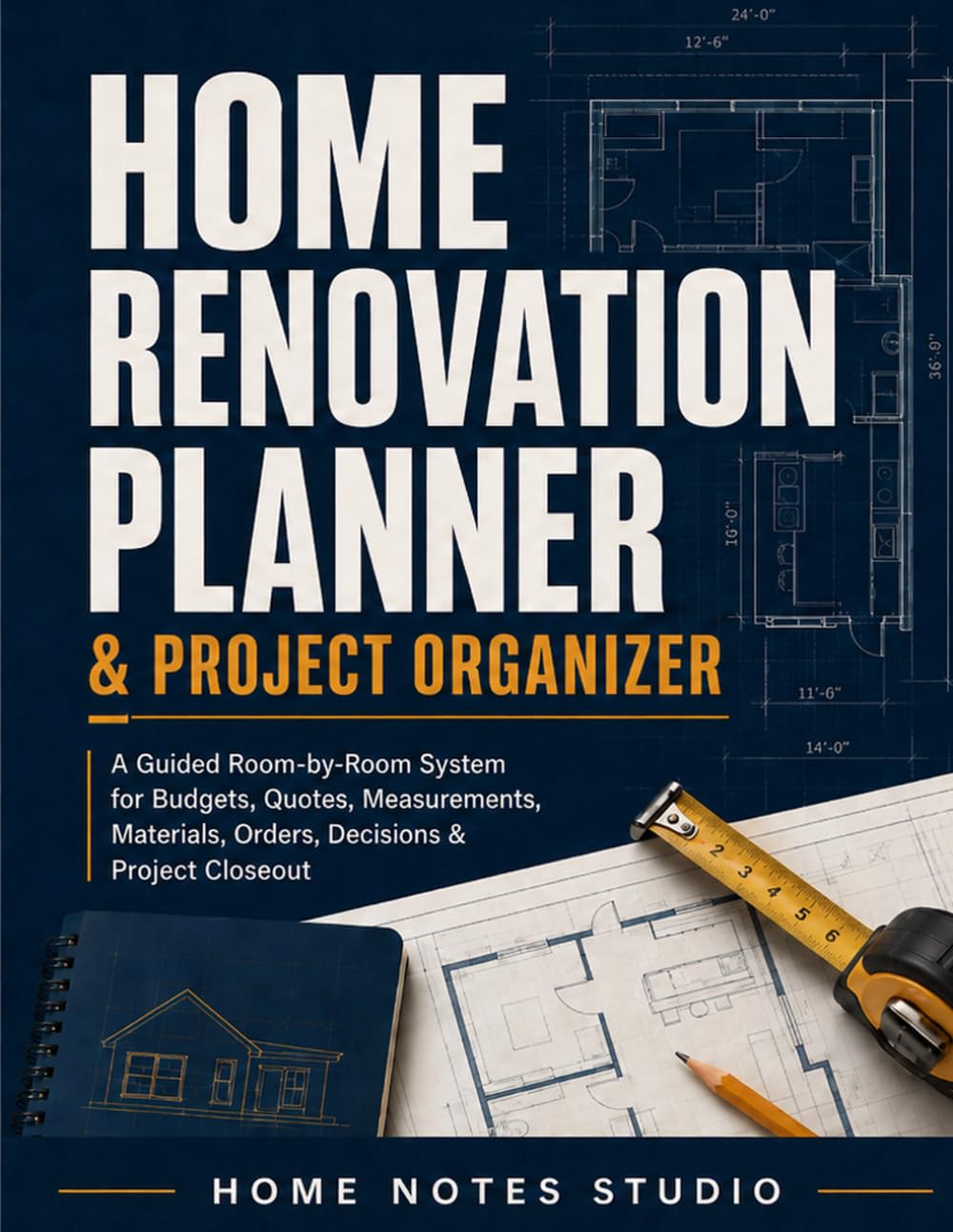 Home Renovation Planner & Project Organizer: A Guided Room-by-Room System for Budgets, Quotes, Measurements, Materials, Orders, Decisions & Project Closeout baixar livro de graça