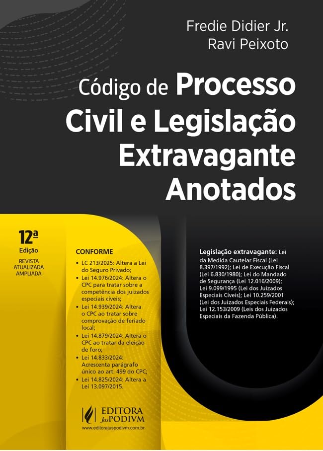 Código de Processo Civil e Legislação Extravagante Anotados 12Ed.2025 baixar o livro de graça