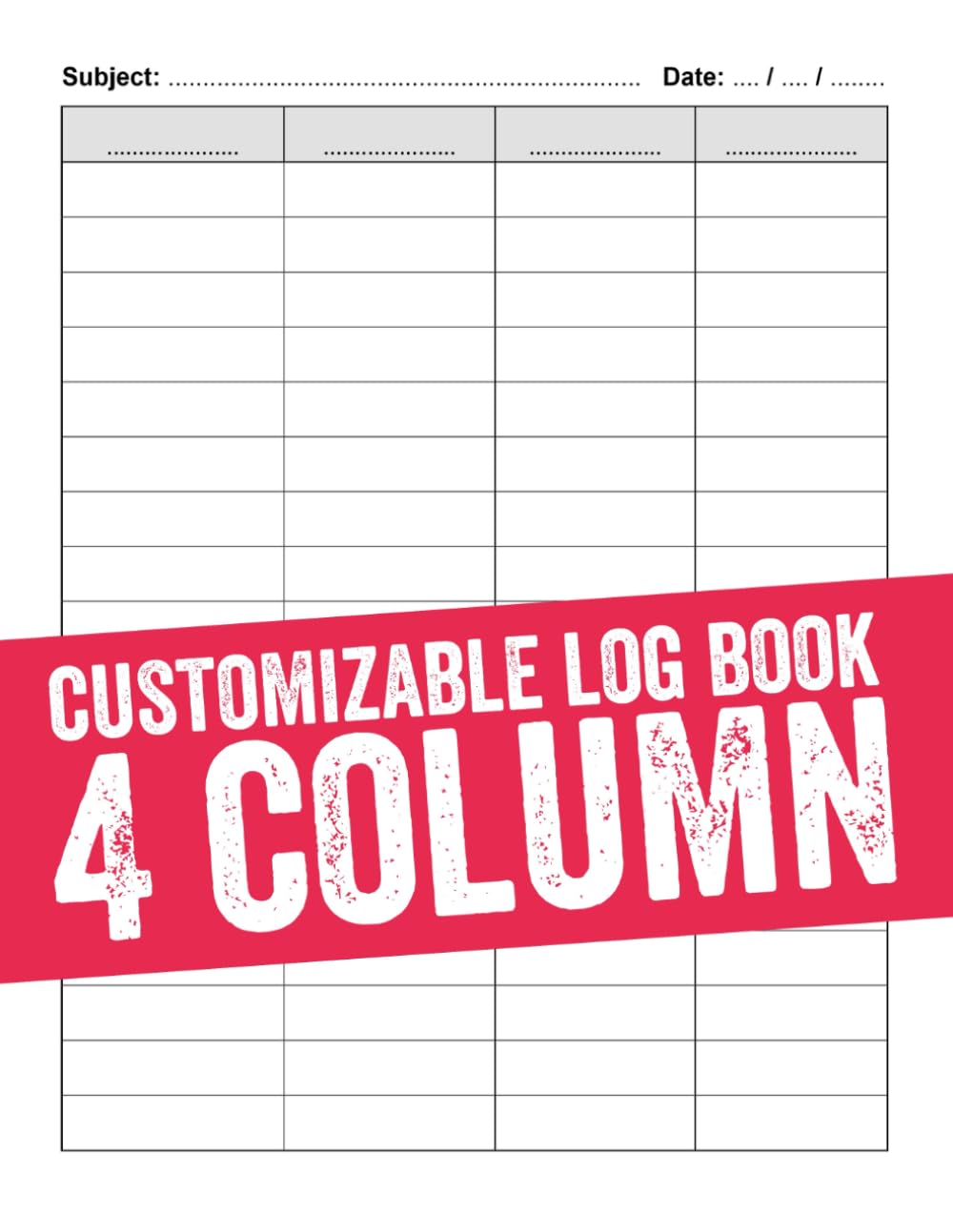 Customizable Log Book 4 Column: Funny Columnar Logbook For Accountant, Bookkeeping baixar o livro de graça