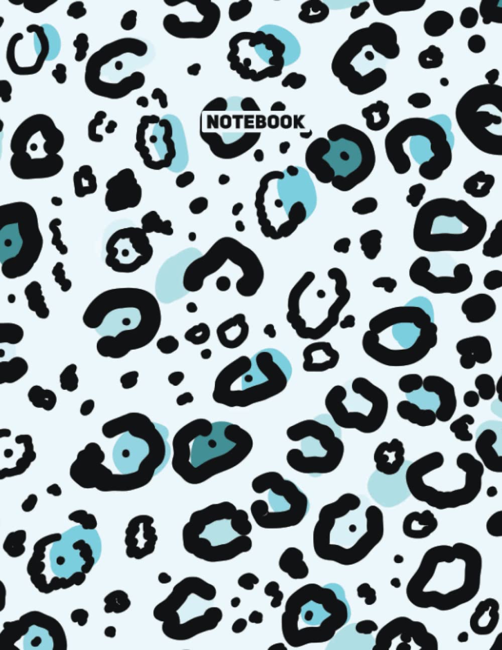ler totalmente Notebook: Leopard Print Composition Notebook - College Ruled 120 Pages - Large 8.5 x 11