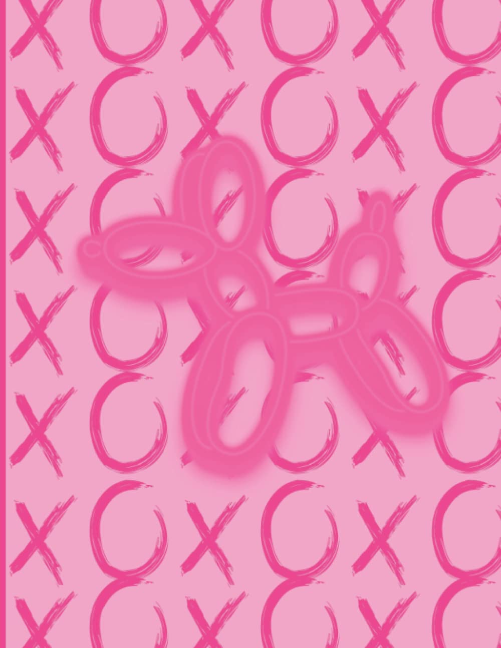 Notebook Aesthetic: Preppy, Pink, Aesthetic Notebook For School, College Ruled, Notebook for Teens, Composition Notebook Preppy