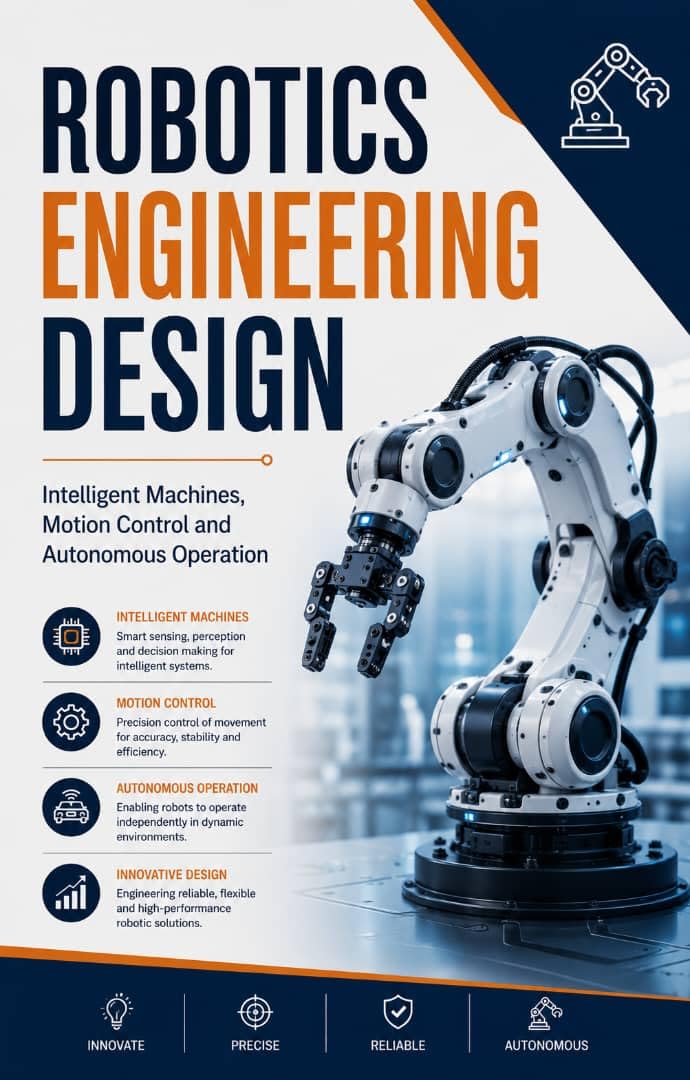 ler totalmente ROBOTICS ENGINEERING DESIGN: Intelligent Machines Motion Control and Autonomous Operation (English Edition)