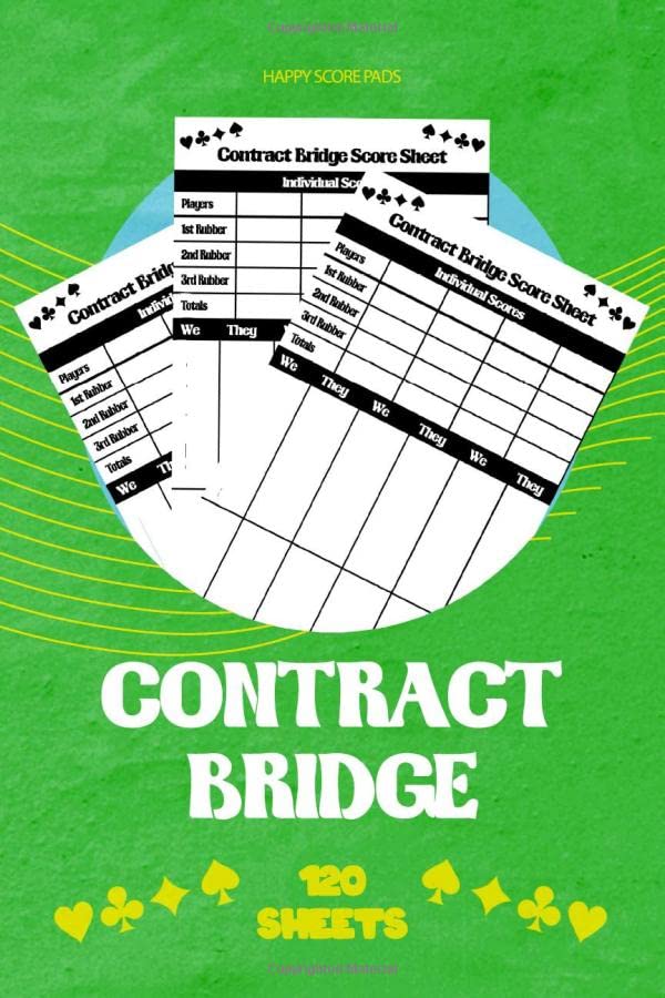 Contract Bridge Score Sheets: Contract Bridge Score Pads: 120 Pages | 6" x 9” Contract Bridge Score Cards | Contract Bridge Board Game Notebook baixar livro de graça