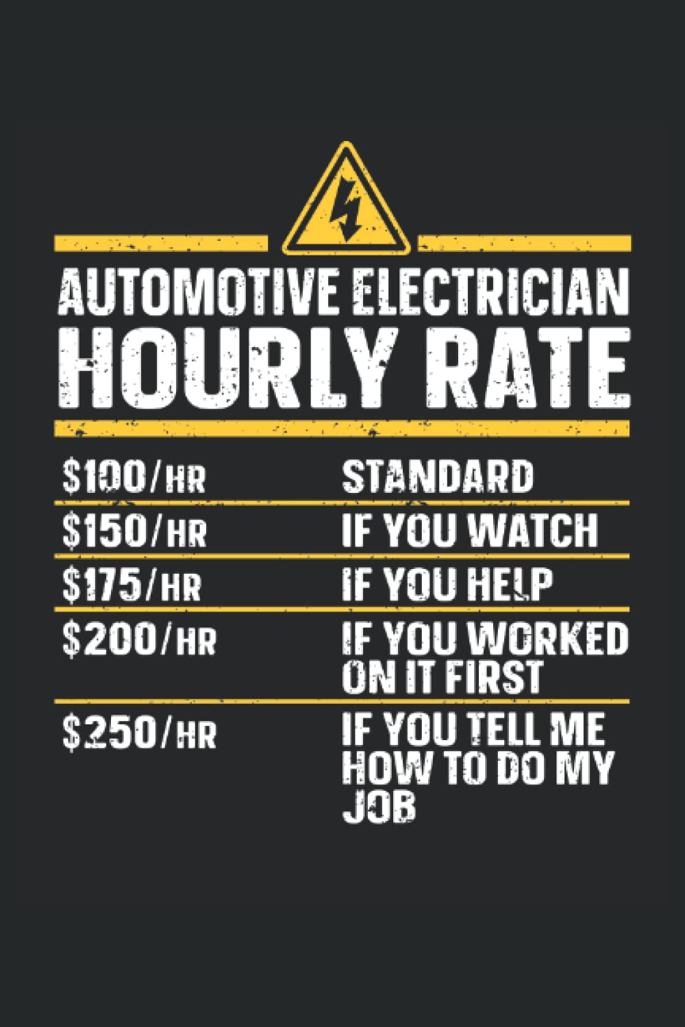 ler totalmente Automotive Electrician Hourly Rate: Electrician Notebook, Electrician Notepad, Electrician Journal, Medium Ruled, 100 Pages, 6"x9"