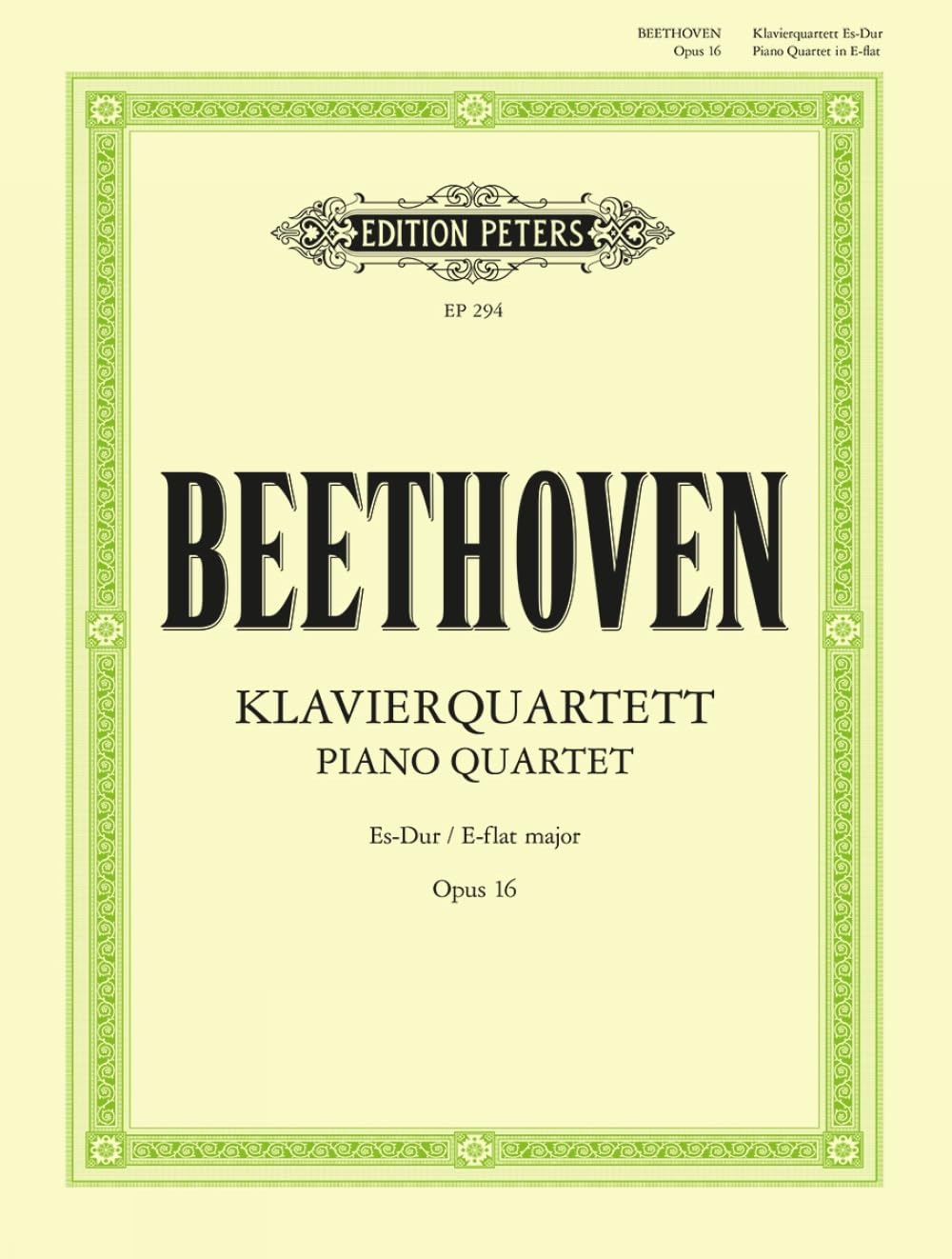 ler totalmente Piano Quartet in E flat Op.16