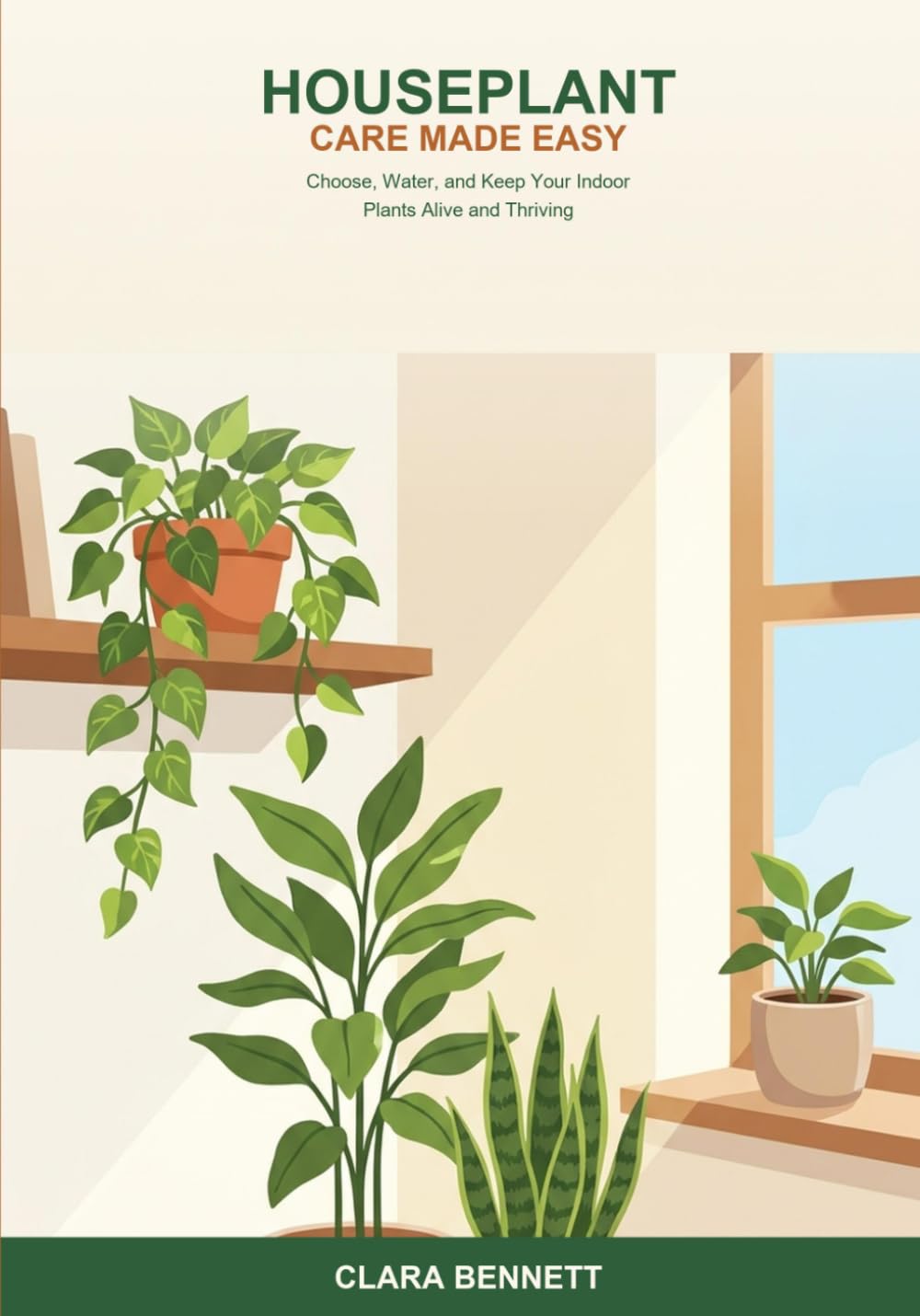 ler totalmente Houseplant Care Made Easy: A Beginner's Guide to Choosing, Watering, and Keeping Your Indoor Plants Alive and Thriving