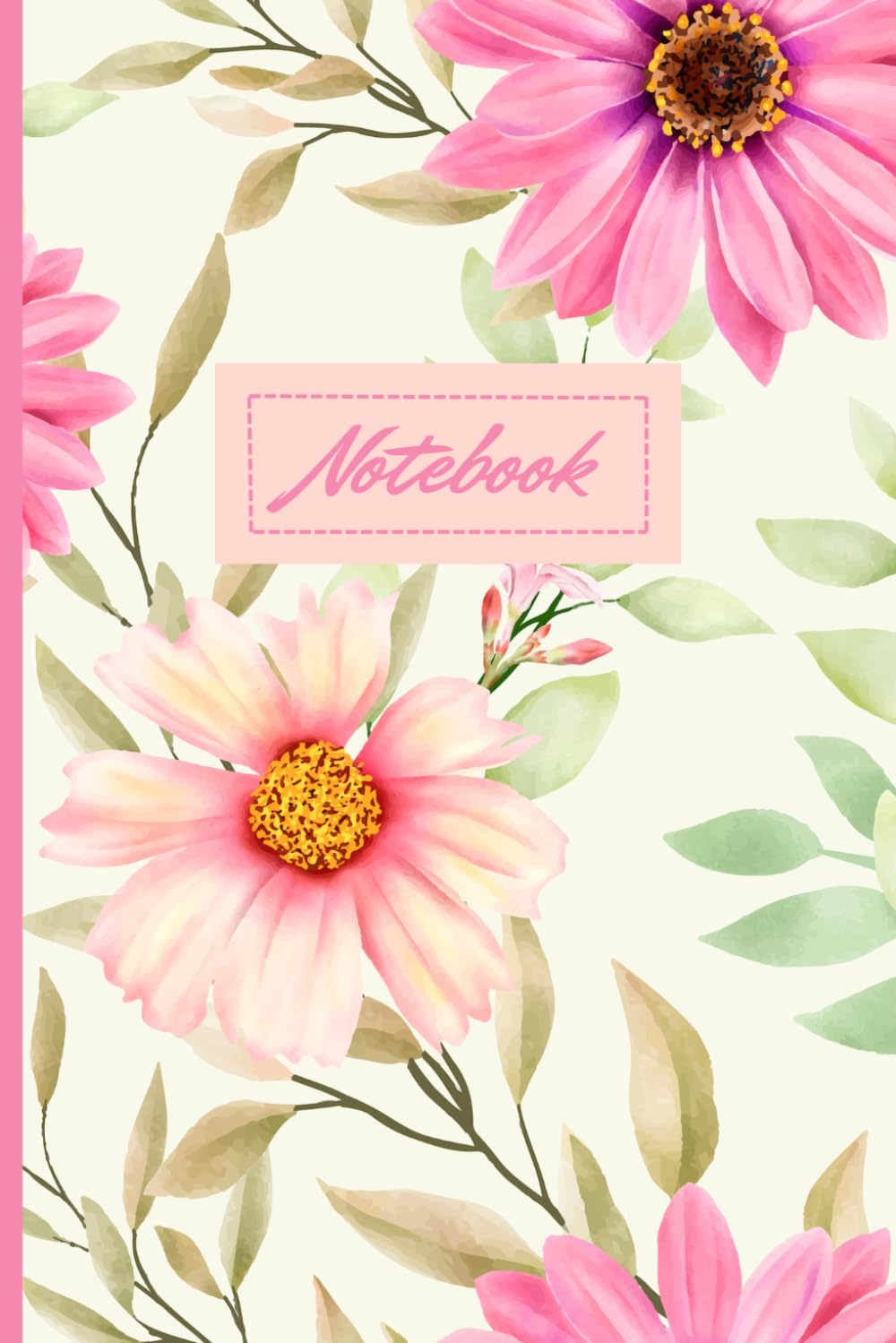 capítulo por capítulo baixar White Journal With Pink Flowers For Home, School, College, Work: Notebook