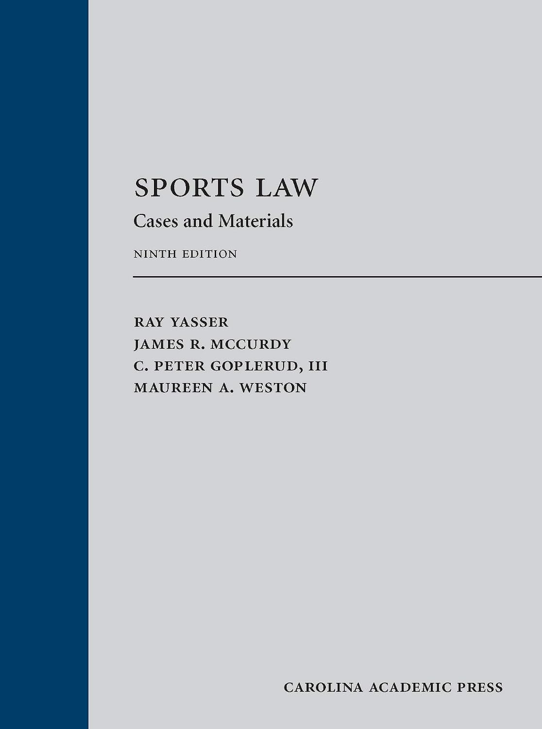 capítulo por capítulo baixar Sports Law: Cases and Materials, Ninth Edition (English Edition)