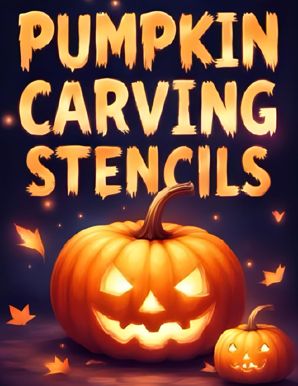 Pumpkin Carving Stencils: Pumpkin Scary Face Templates Book for Kids and Adults – Easy and Funny Halloween Patterns to Create Spooky Designs baixar o livro de graça