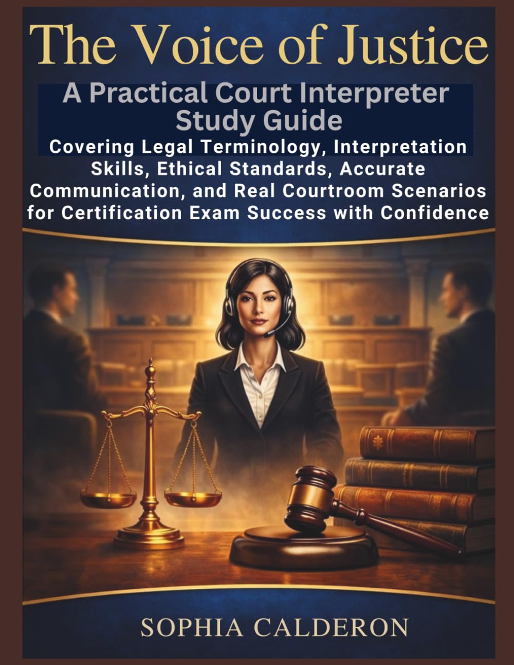 ler totalmente THE VOICE OF JUSTICE: A Practical Court Interpreter Study Guide Covering Legal Terminology, Ethical Standards, Accurate Communication, and Real Courtroom Scenarios for Certification Exams Sucess
