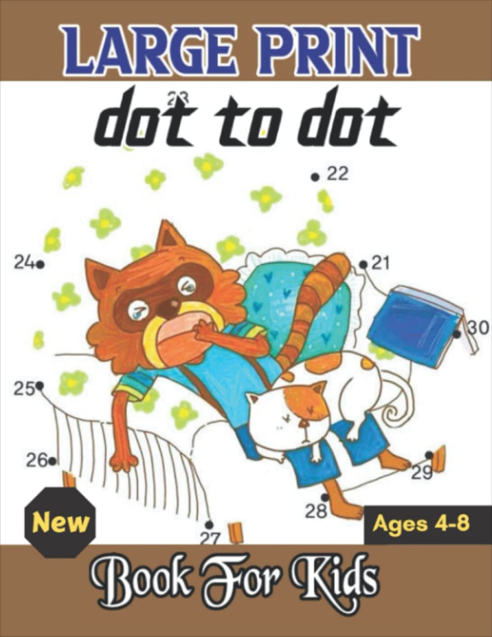 ler totalmente Large Print Dot To Dot Book For Kids Ages 4-8: Wonderful Book For Little Hands Ages 4 To 9 | Over 100 Beautiful Pages, 8.5x11 Inch