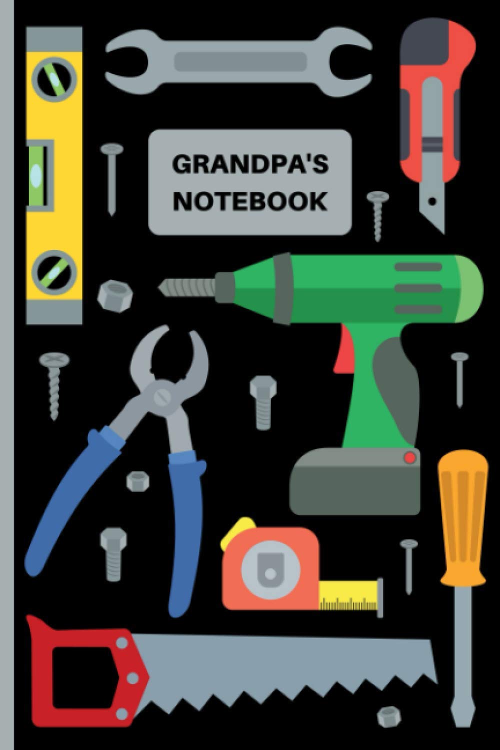 Grandpa's Notebook: Tools - 120 lined pages (6" x 9") ideal gift for DIY fanatics and can be used for office or general use baixar livro de graça