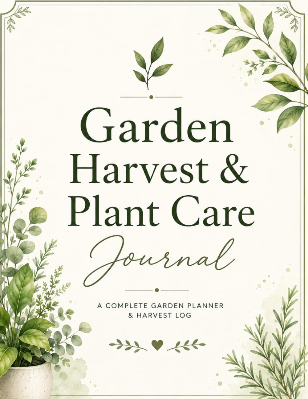 capítulo por capítulo baixar Garden Harvest & Plant Care Journal: Record, Track & Care for Every Plant in Your Collection