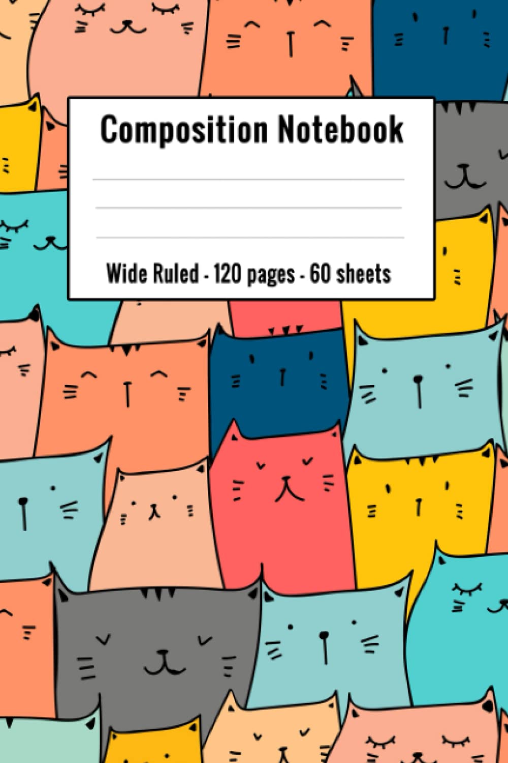 ler totalmente cat composition notebook wide ruled: kawaii kittens composition notebook | journal notebook for women and girls 2021 (Composition Book)