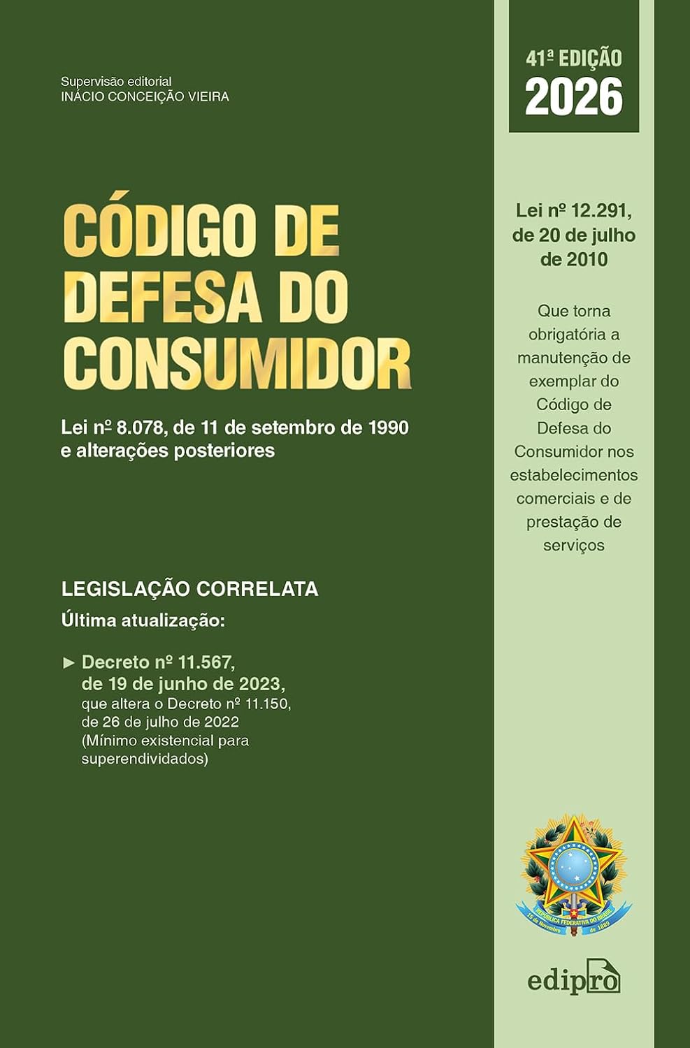 ler totalmente Código de Defesa do Consumidor 2026: Lei nº 8.078, de 11 de setembro de 1990