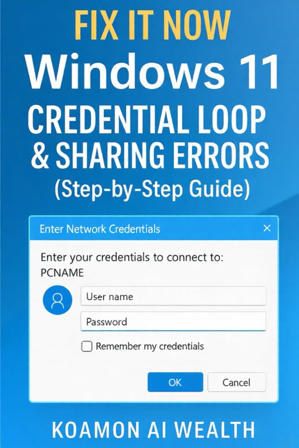 ler totalmente Fix It Now: Windows 11 Credential Loop & Sharing Errors (Step-by-Step Guide)