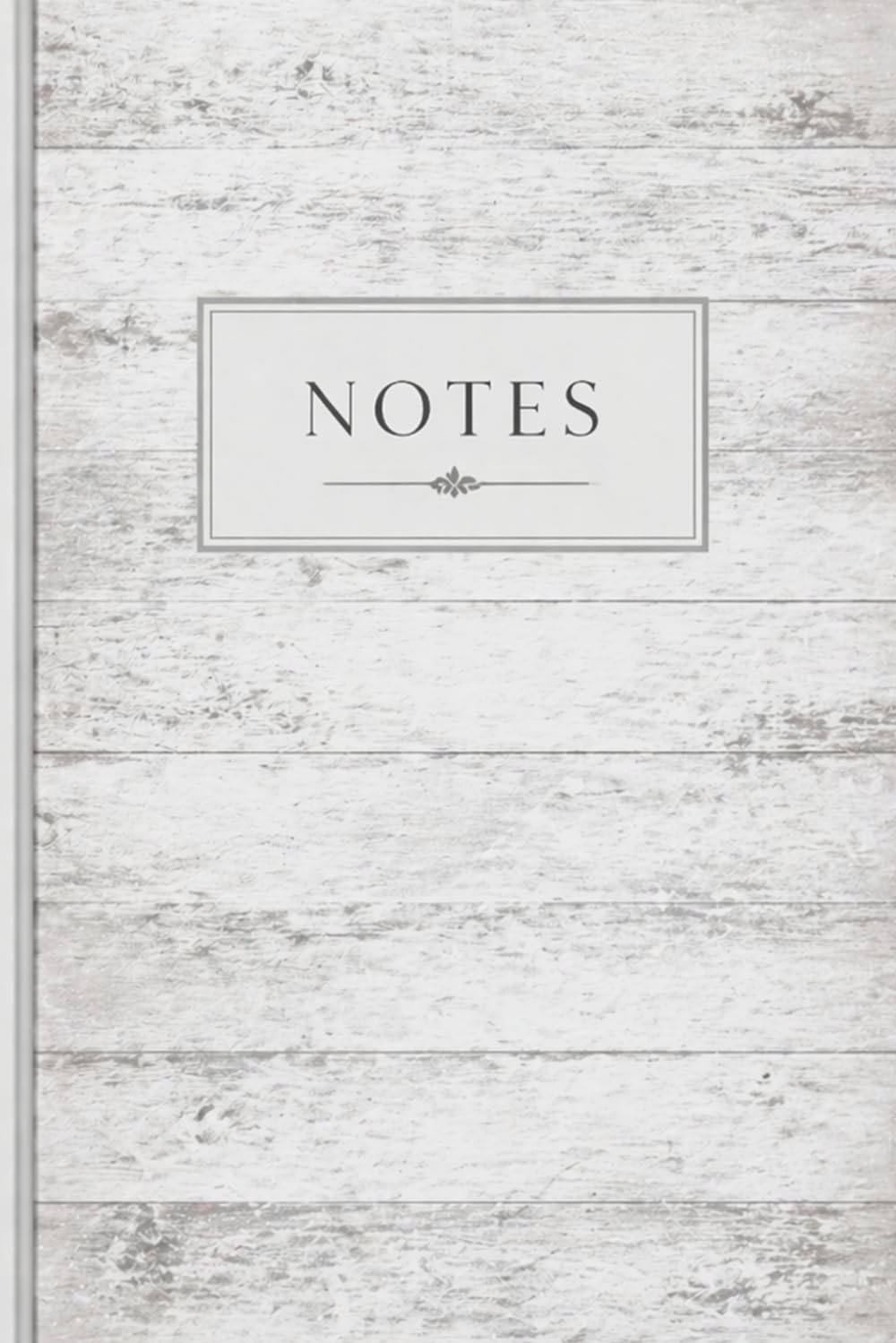 White/Grey Wood Effect Notebook