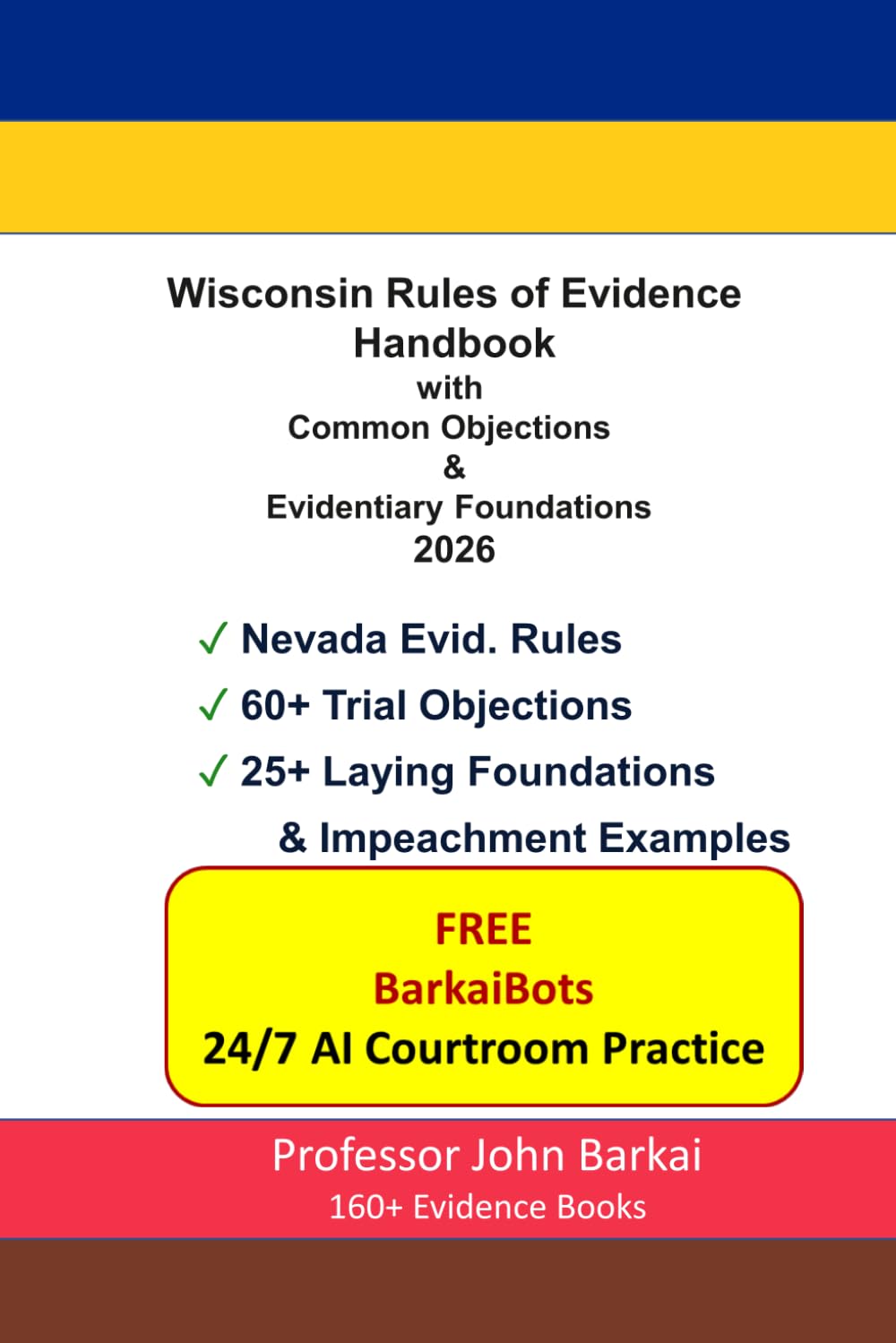 capítulo por capítulo baixar Wisconsin Rules of Evidence Handbook with Common Objections & Evidentiary Foundations