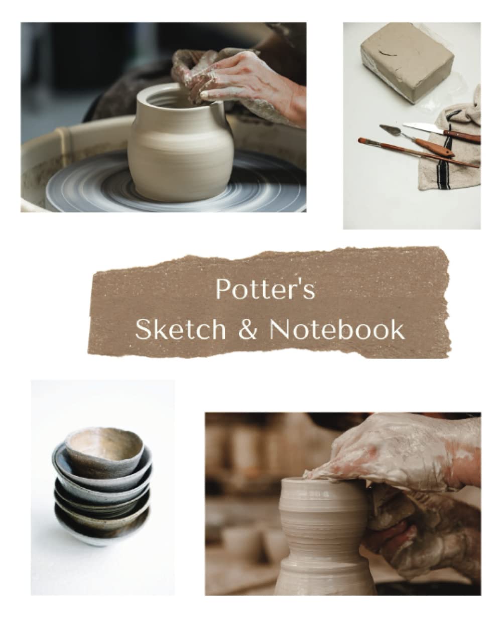 ler totalmente Potter's Notebook & Sketchbook 7.5 x 9.25 for pottery and ceramic projects or college. For adults & students