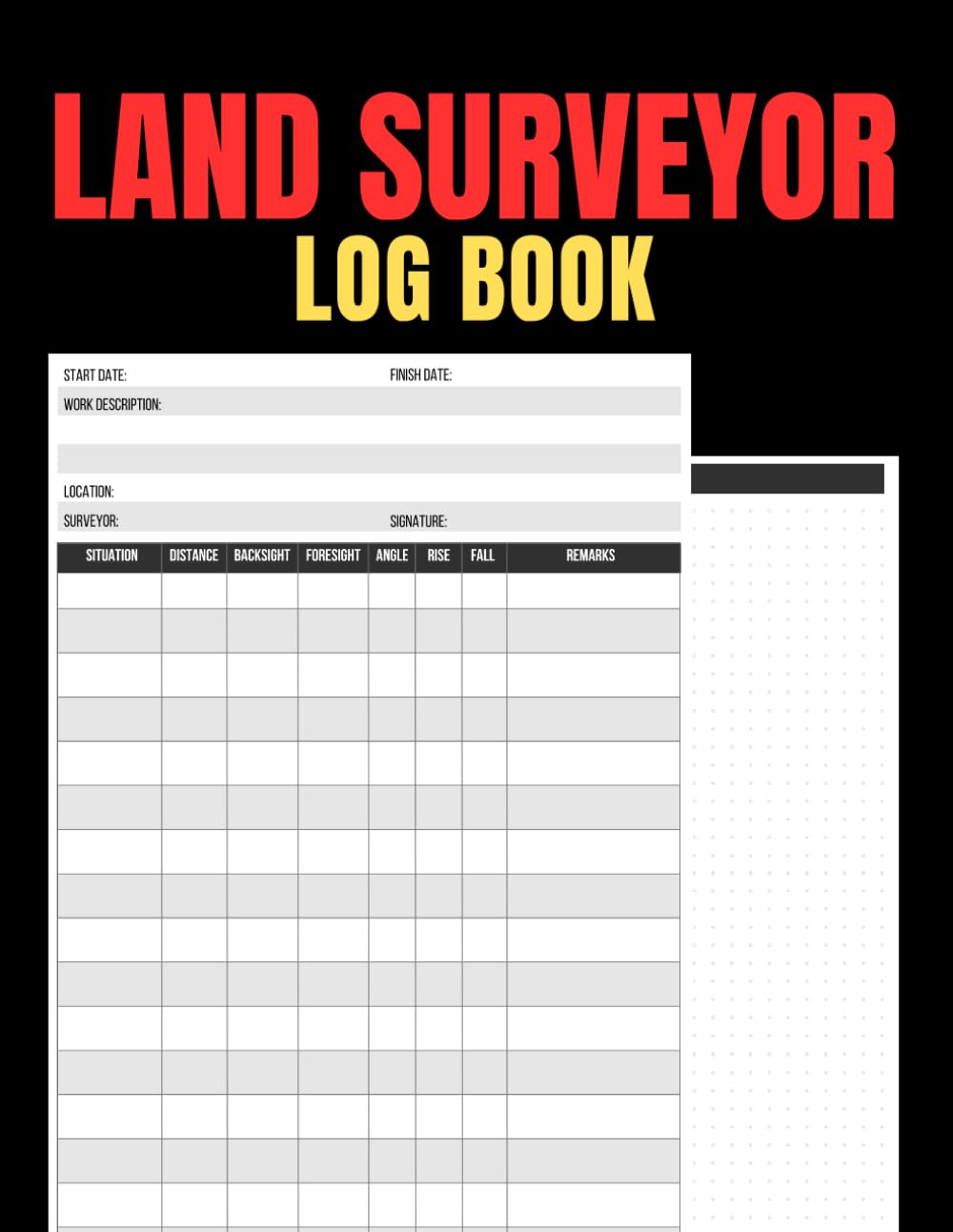 Land Surveyor Log Book: Cute Record book Gift for Any Topographer, Land Surveyor or Cartographer to Keep Track of Surveying Activities baixar o livro de graça