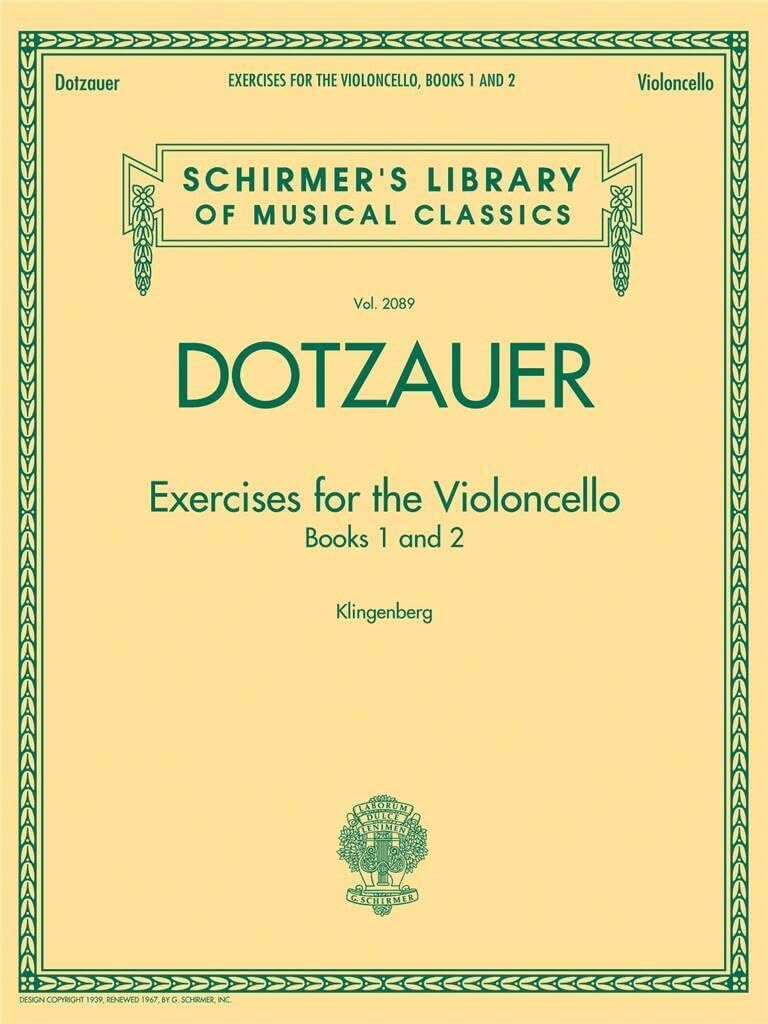 Exercises for the Violoncello - Books 1 and 2: Schirmer Library of Classics Volume 2089 baixar o livro de graça