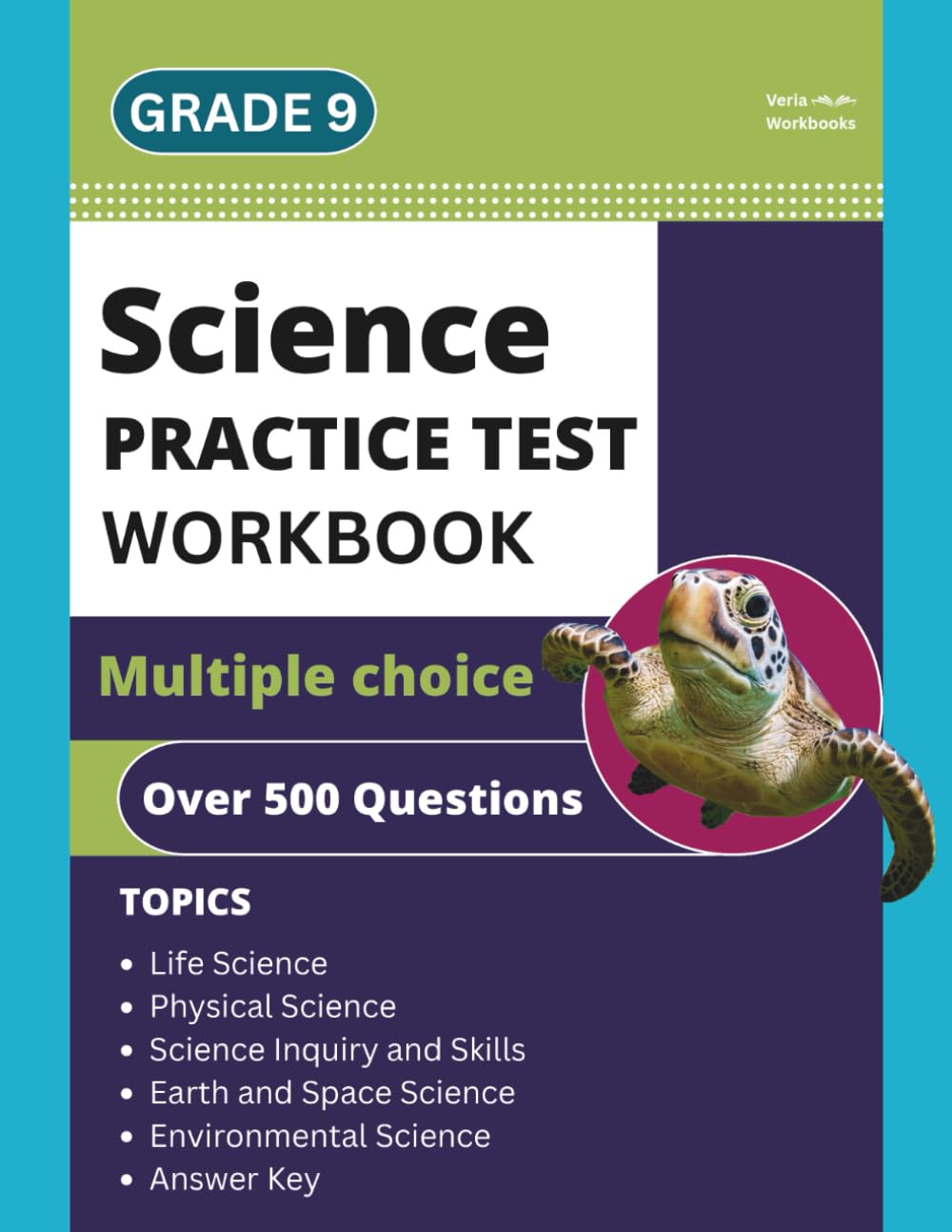 ler totalmente 9th Grade Science Workbook: Grade 9 Practice Test Multiple Choice Questions with Scientific Inquiry, Earth, Physical, Life, Space and Environmental Science