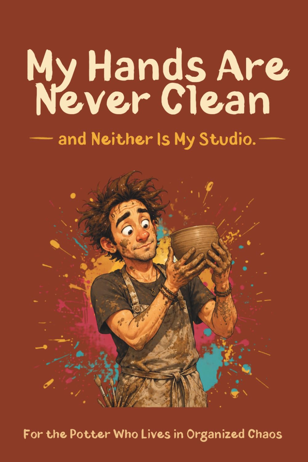 ler totalmente My Hands Are Never Clean and Neither Is My Studio: For the Potter Who Lives in Organized Chaos | A Funny Dot Grid Notebook for Ceramic Artists, Potters & Clay Enthusiasts (Art & Chaos)