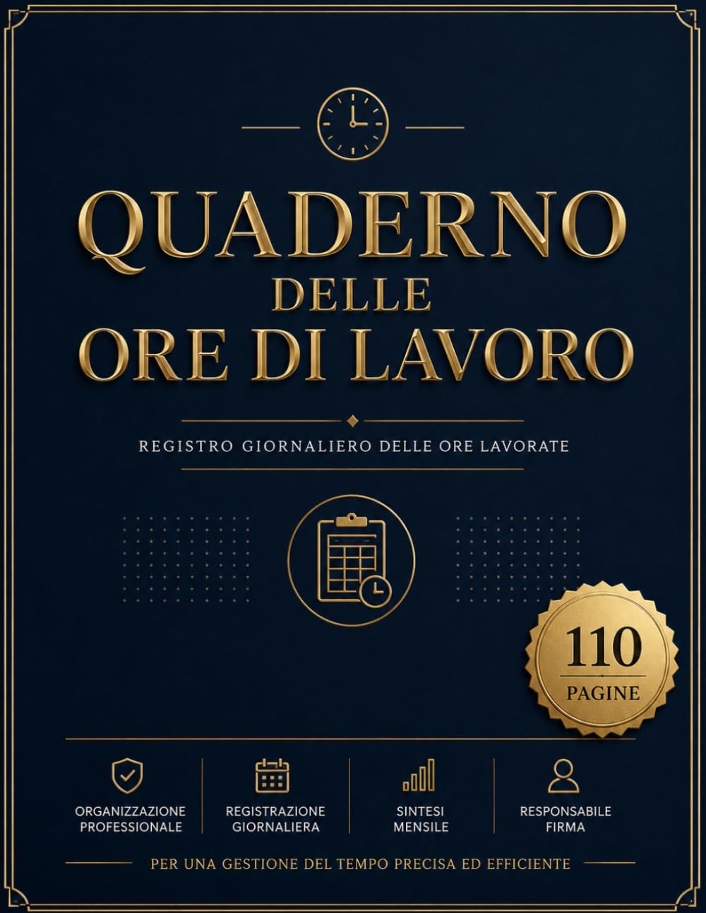 Quaderno delle Ore di Lavoro: Registro presenze e ore di lavoro per dipendenti, freelance, artigiani, aziende e lavoratori su turni (Italian Edition) baixar livro de graça