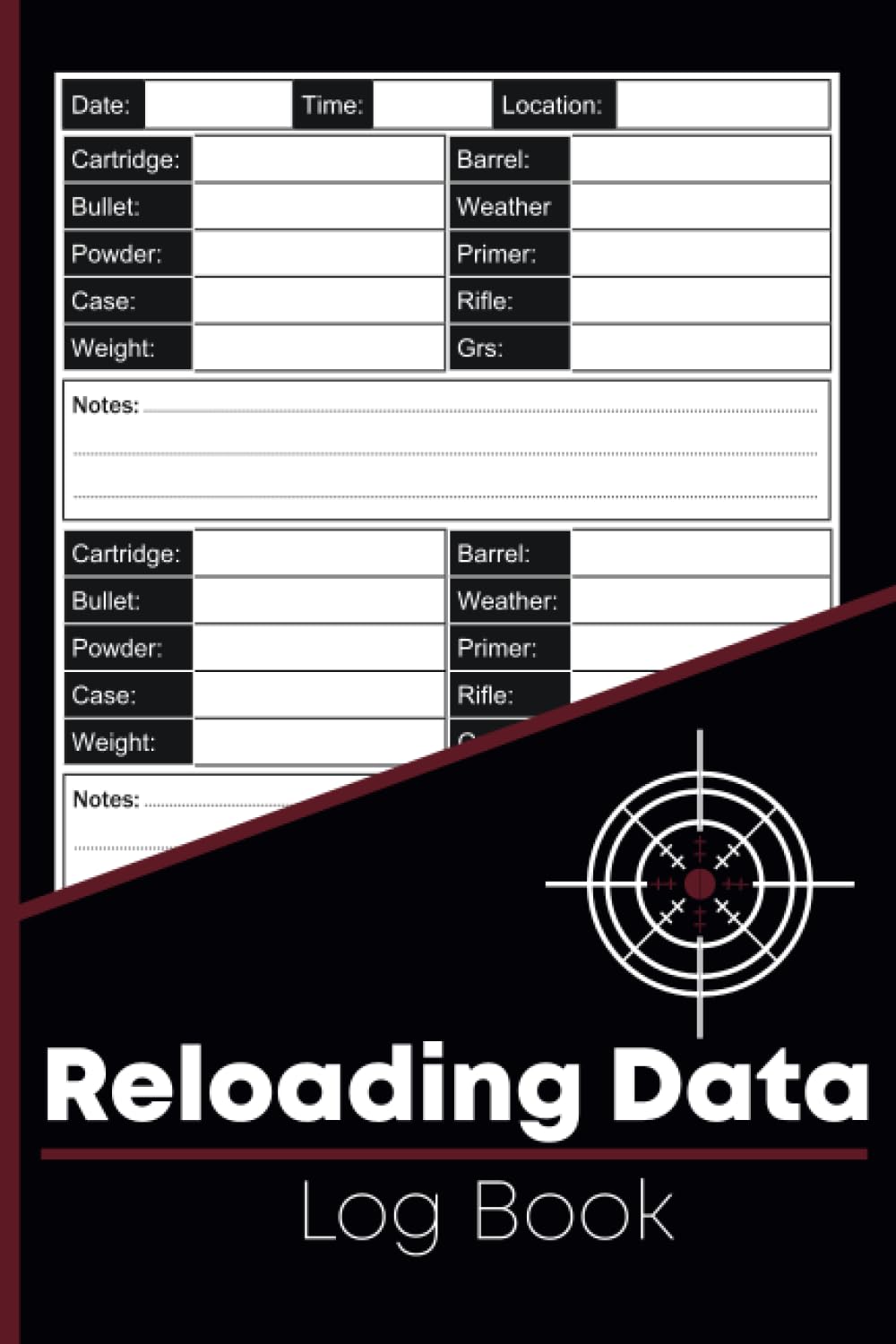 Reloading Data Log Book: Track & Record Ammo Reloader Handloading Ammunition Details. baixar livro de graça