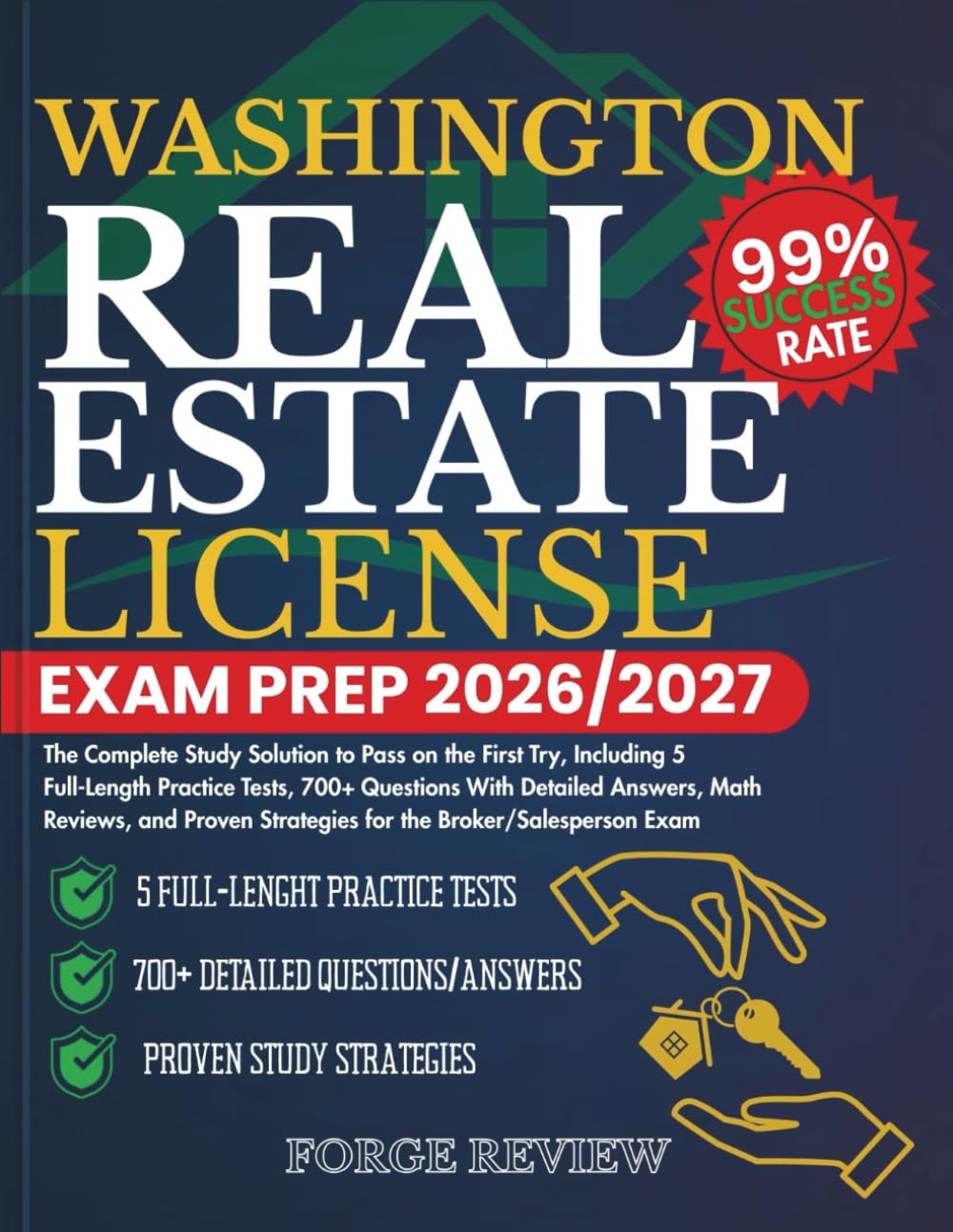 ler totalmente WASHINGTON Real Estate License Exam Prep 2026/2027: The Complete Study Solution to Pass on the First Try, Including 5 Full-Length Practice Tests, 700+... Strategies for the Broker/Salesperson Exam