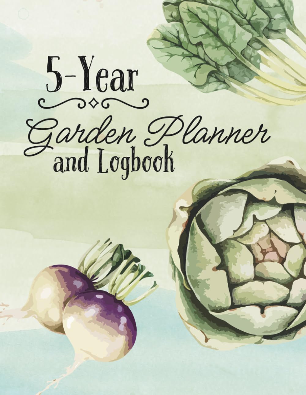 capítulo por capítulo baixar 5-Year Garden Planner and Logbook: Garden Vegetable Theme