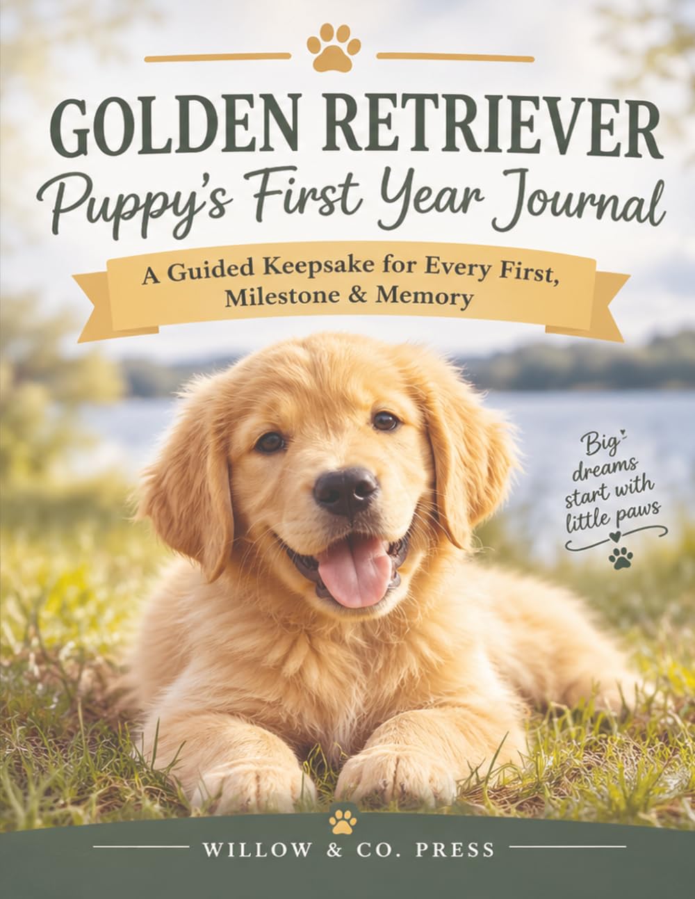 Golden Retriever Puppy’s First Year Journal: A Guided Keepsake for Every First, Milestone & Memory baixar o livro de graça