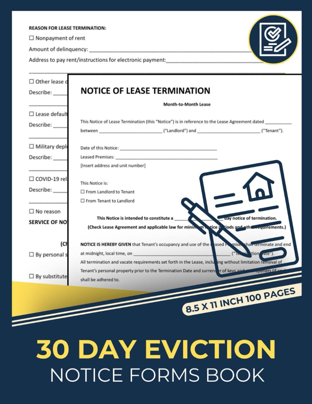 capítulo por capítulo baixar 30 Day Eviction Notice Forms Book: A legal document served to a tenant as a notice to vacate | Landlord to Tenant Notice to Quit | 50 Forms