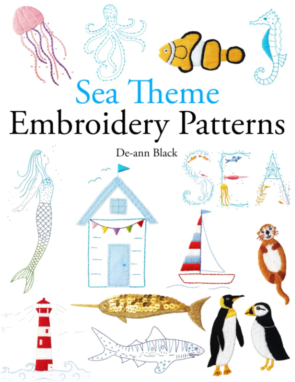 Sea Theme Embroidery Patterns (De-ann Black Embroidery Patterns) baixar livro de graça