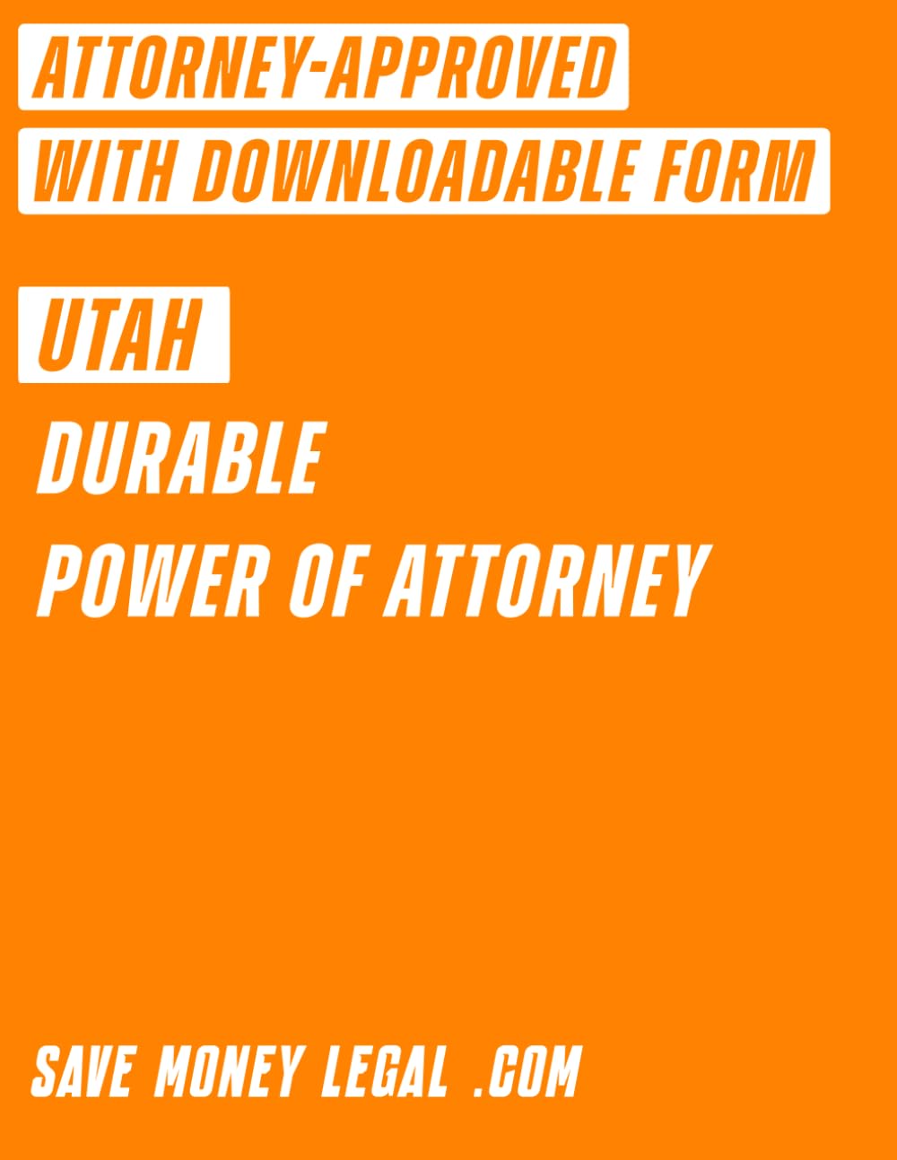 Utah Durable Power of Attorney (Save Money Legal) baixar livro de graça