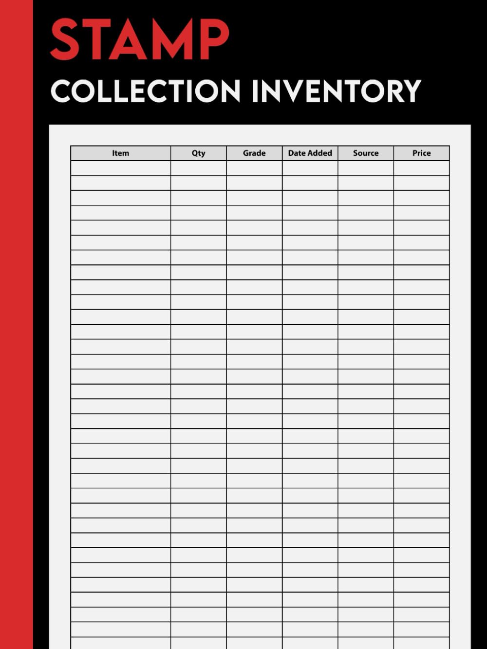 Stamp Collection Inventory Log: Inventory Book Ideal for Stamp Collectors. baixar livro de graça