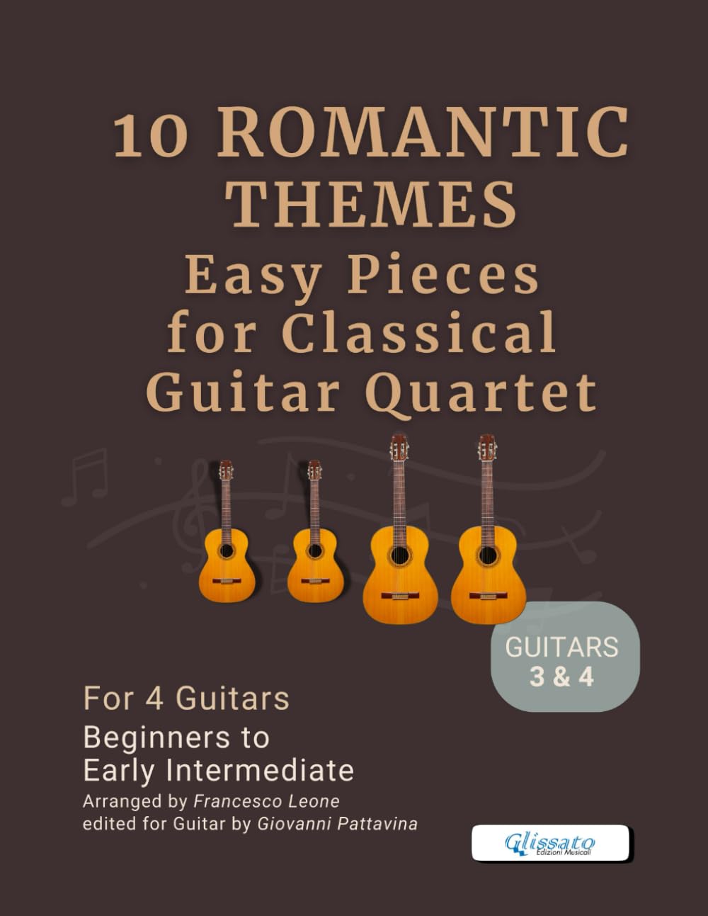 10 Romantic Themes – Easy Pieces for Classical Guitar Quartet (Guitars 3 & 4): Arranged for 4 Guitars – Beginner to Early Intermediate – Ideal for... Guitar Ensembles, and Chamber Music Settings baixar o livro de graça