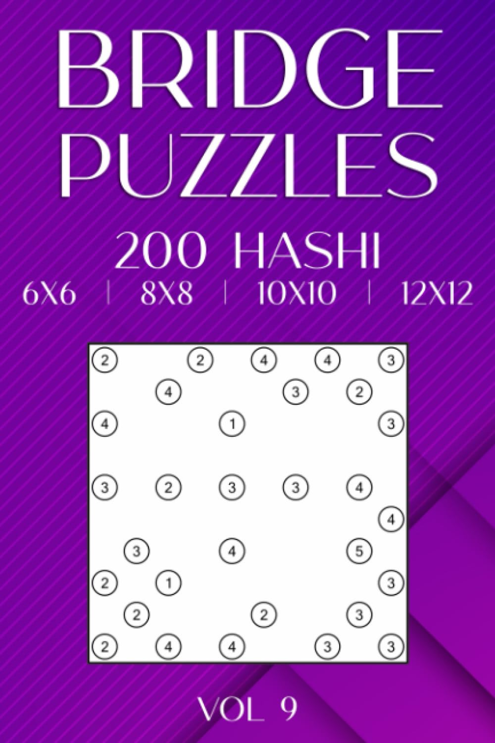 ler totalmente Japanese Hashi Bridge Puzzle Book: Hashiwokakero for Adults & Teens in 6x6, 8x8, 10x10 & 12x12 Grids