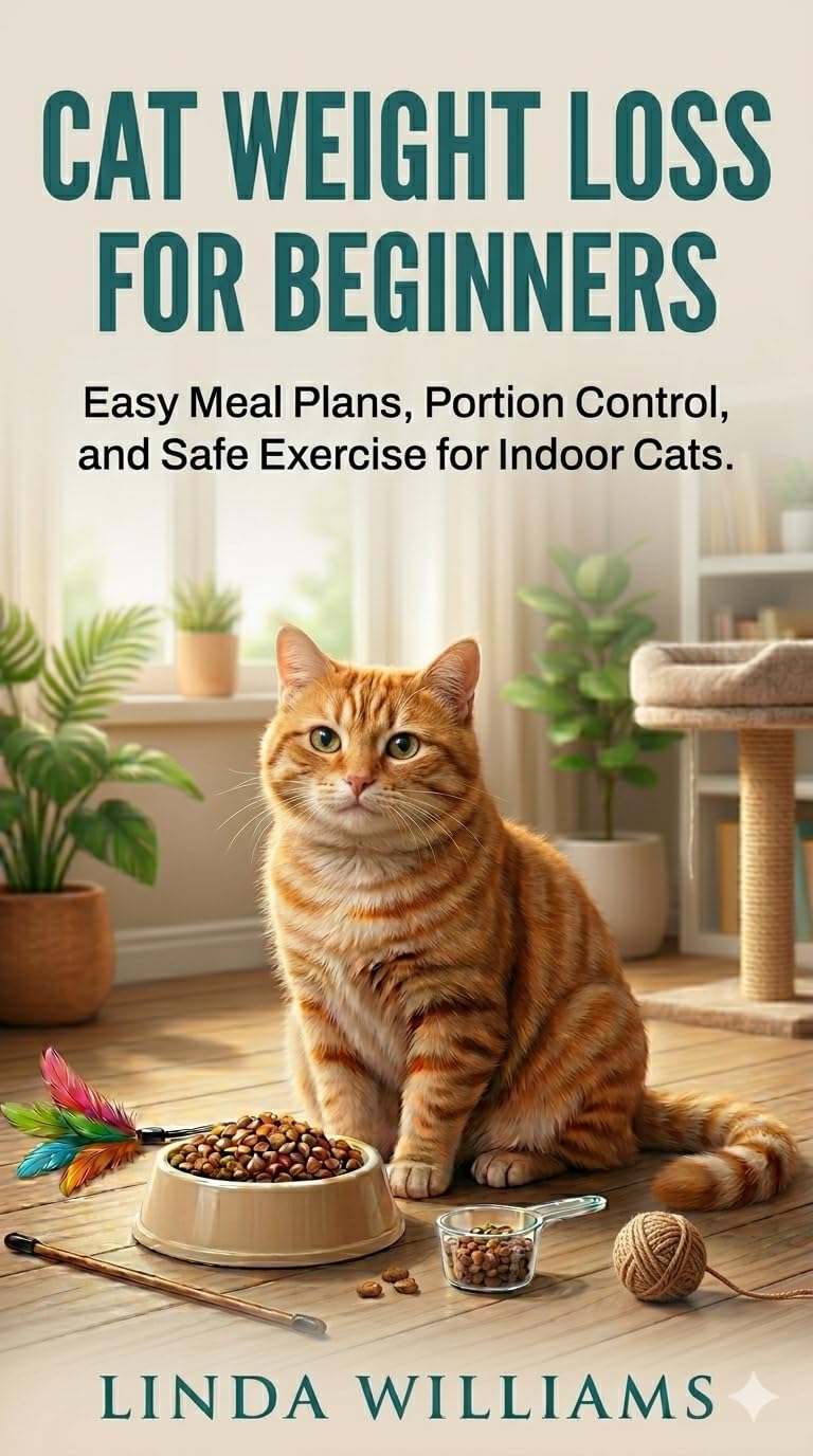 ler totalmente Cat Weight Loss for Beginners: Easy Meal Plans, Portion Control, and Safe Exercise for Indoor Cats (English Edition)