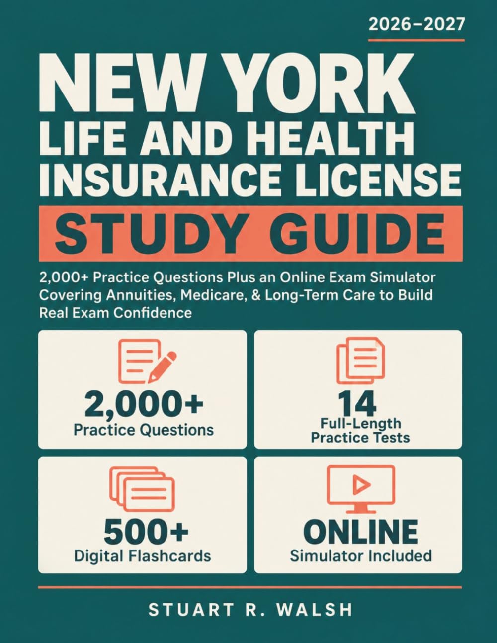 capítulo por capítulo baixar New York Life and Health Insurance License Study Guide: 2,000+ Practice Questions Plus an Online Exam Simulator Covering Annuities, Medicare, & Long-Term Care to Build Real Exam Confidence