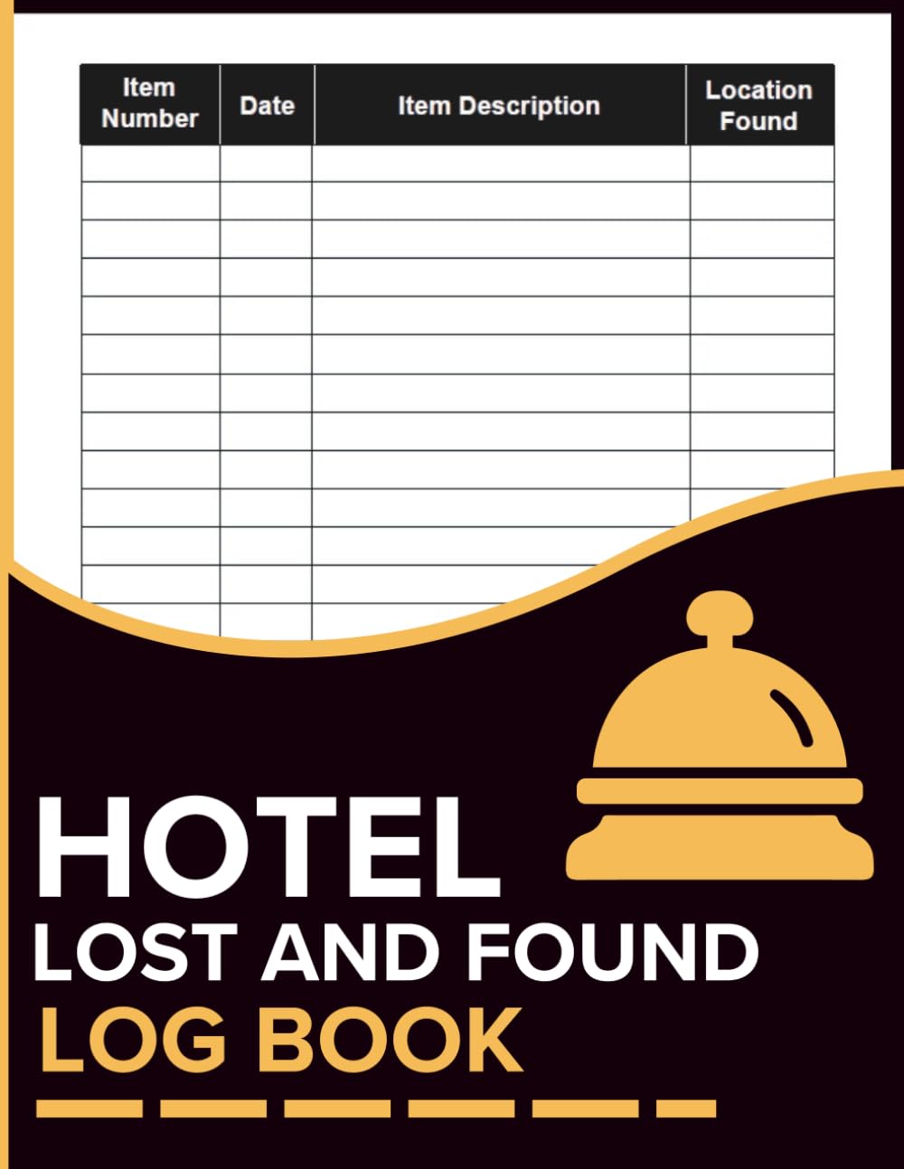 Hotel Lost And Found Log Book: Record Item Numbers, Dates, Descriptions, and Locations Found in a Clear, Easy-to-Use Lost & Found Ledger baixar livro de graça