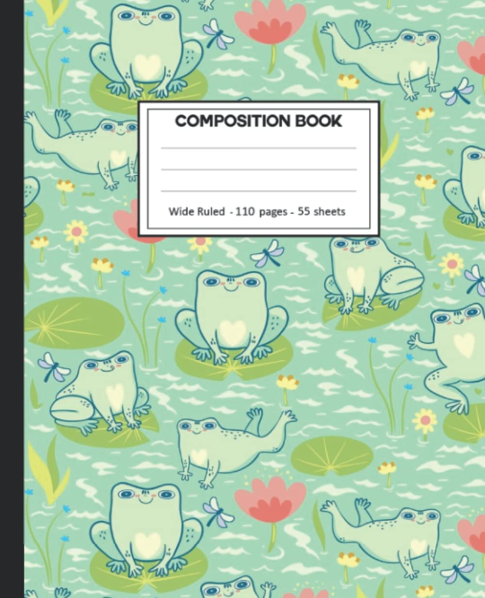 ler totalmente Composition Notebook: Frog Wide Ruled Blank Lined Composition Book Journal (7.5 x 9.25 in) Cute Notebooks for Girls Teens Kids School Planner Diary Writing Notes.