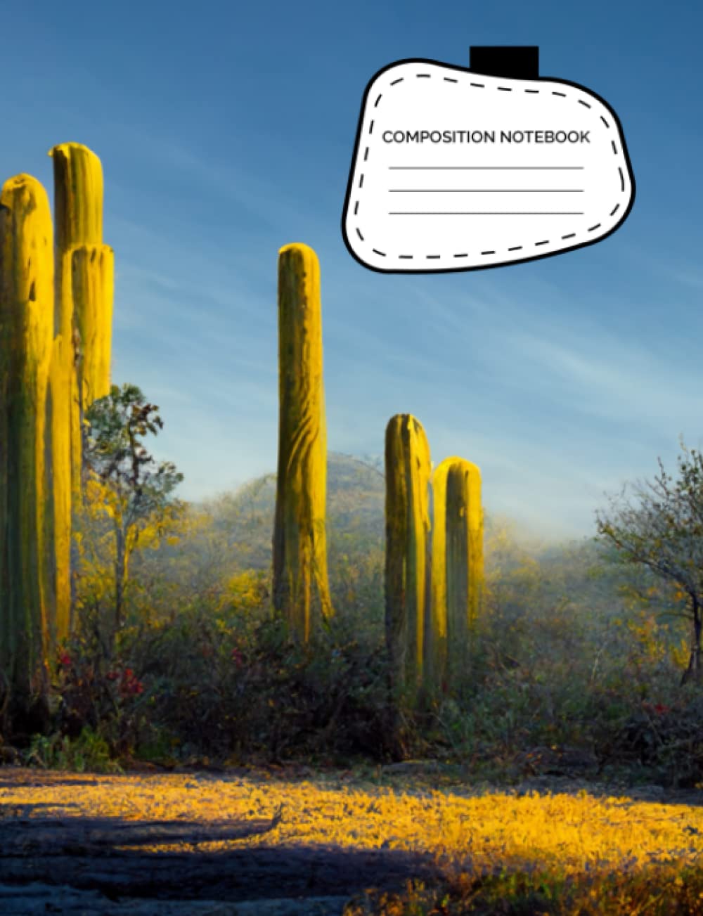 Composition Notebook: Cactus Wide Ruled Notebook for Students and Teachers - 110 Lined Paper Pages - Size 7.44 x 9.69 inches baixar livro de graça