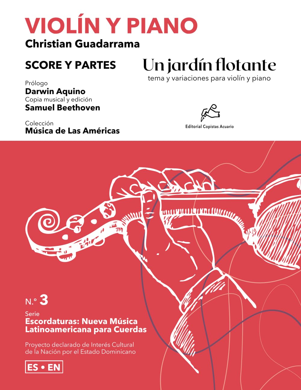 ler totalmente Un jardín flotante: Tema y variaciones para violín y piano (Escordaturas: Nueva música latinoamericana para cuerdas)