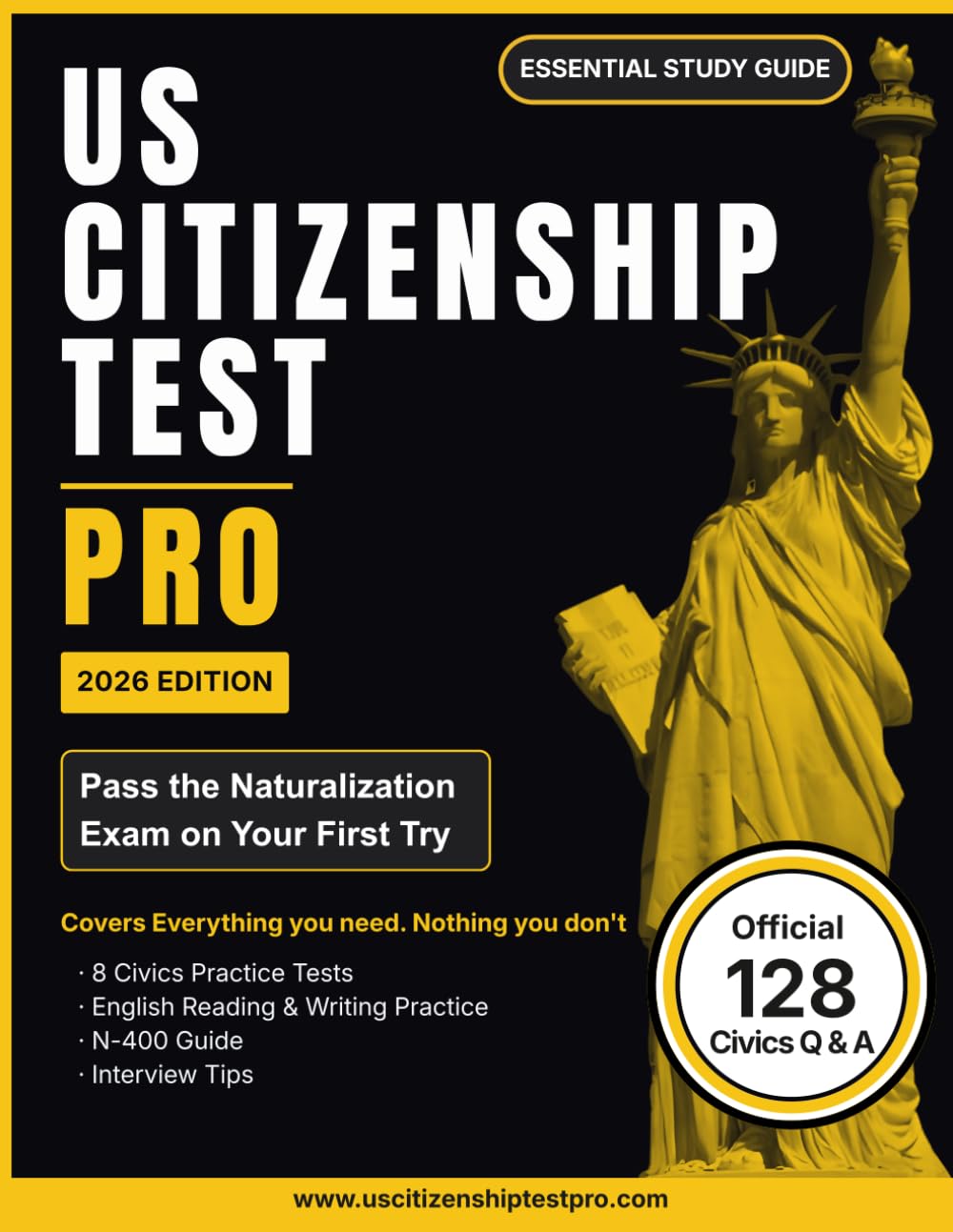 US Citizenship Test Study Guide: Everything You Need to Pass - Without Spending Months Studying | Pass the Naturalization Exam on Your First Try | All 128 USCIS Civics Questions and Answers baixar livro de graça