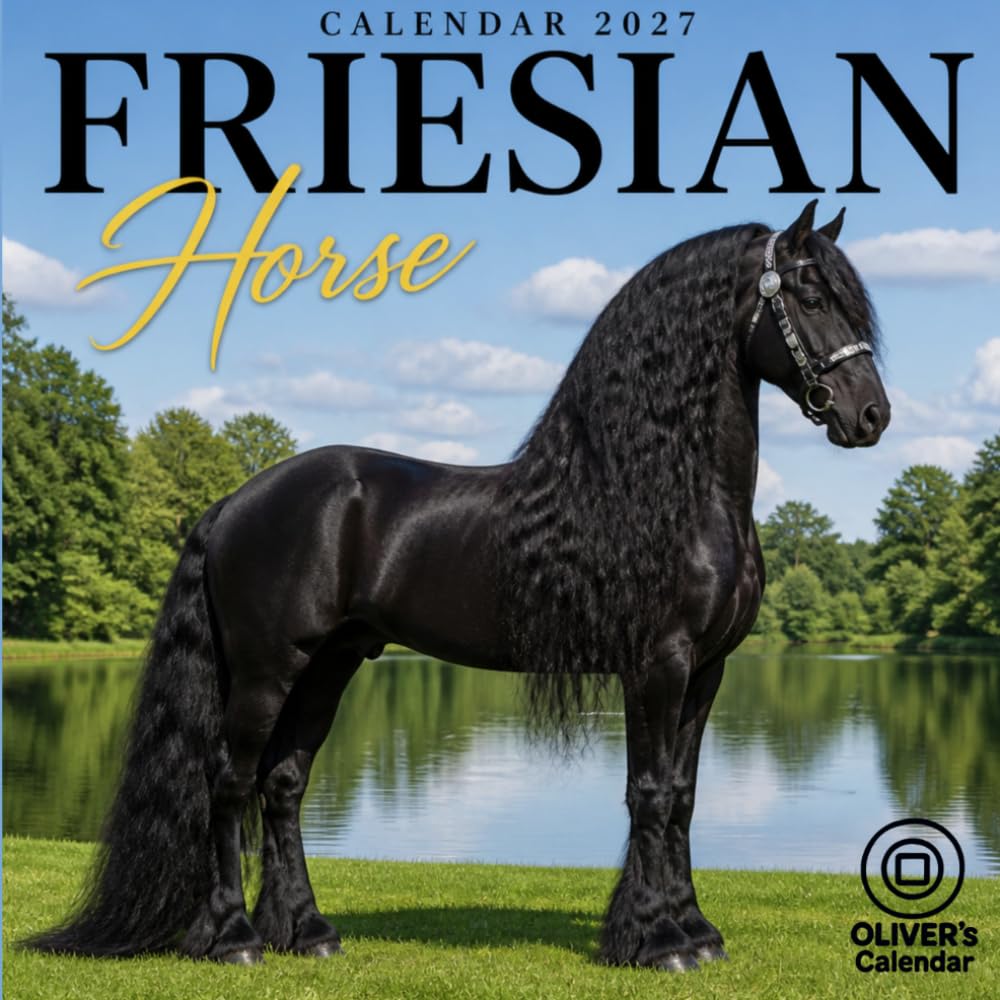 Majestic Friesians Calendar 2027: Beautiful Black Horses & Equestrian Elegance baixar o livro de graça