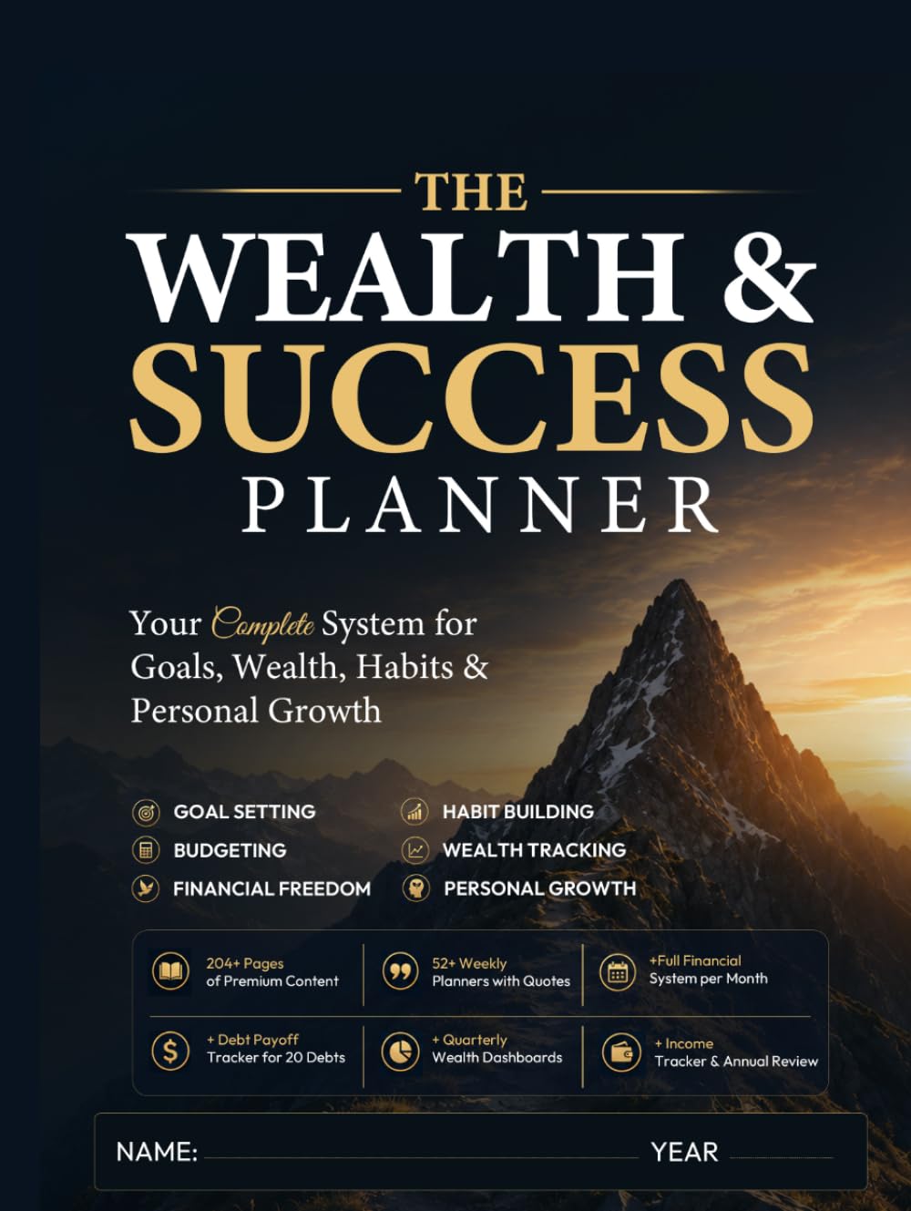 capítulo por capítulo baixar The Wealth & Success Budget Planner: Debt Payoff and Savings Trackers to Control Money | Build Discipline | Turn Goals into Action and Grow Lasting Wealth Over Time