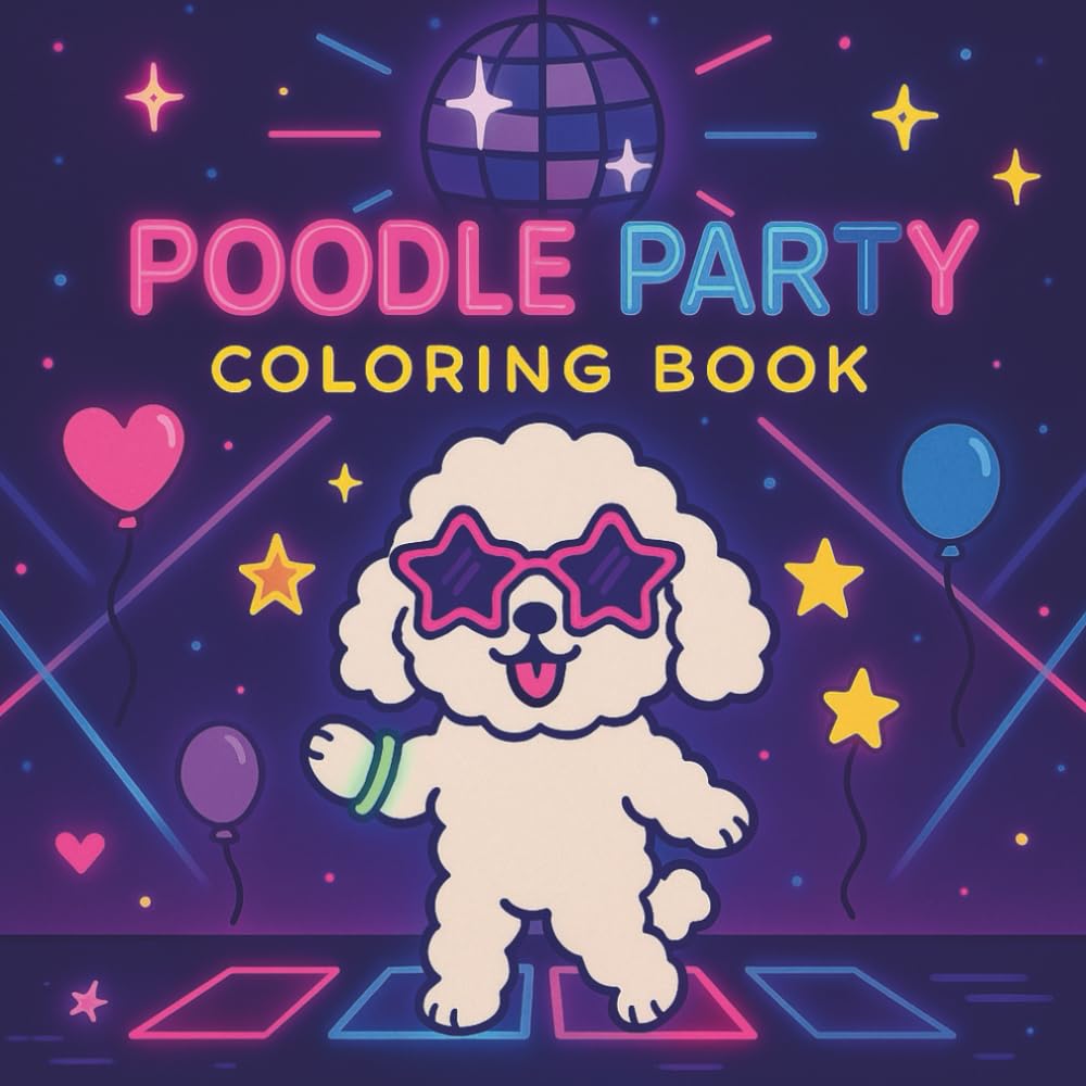 ler totalmente Poodle Party: Coloring Book (Portuguese Edition)