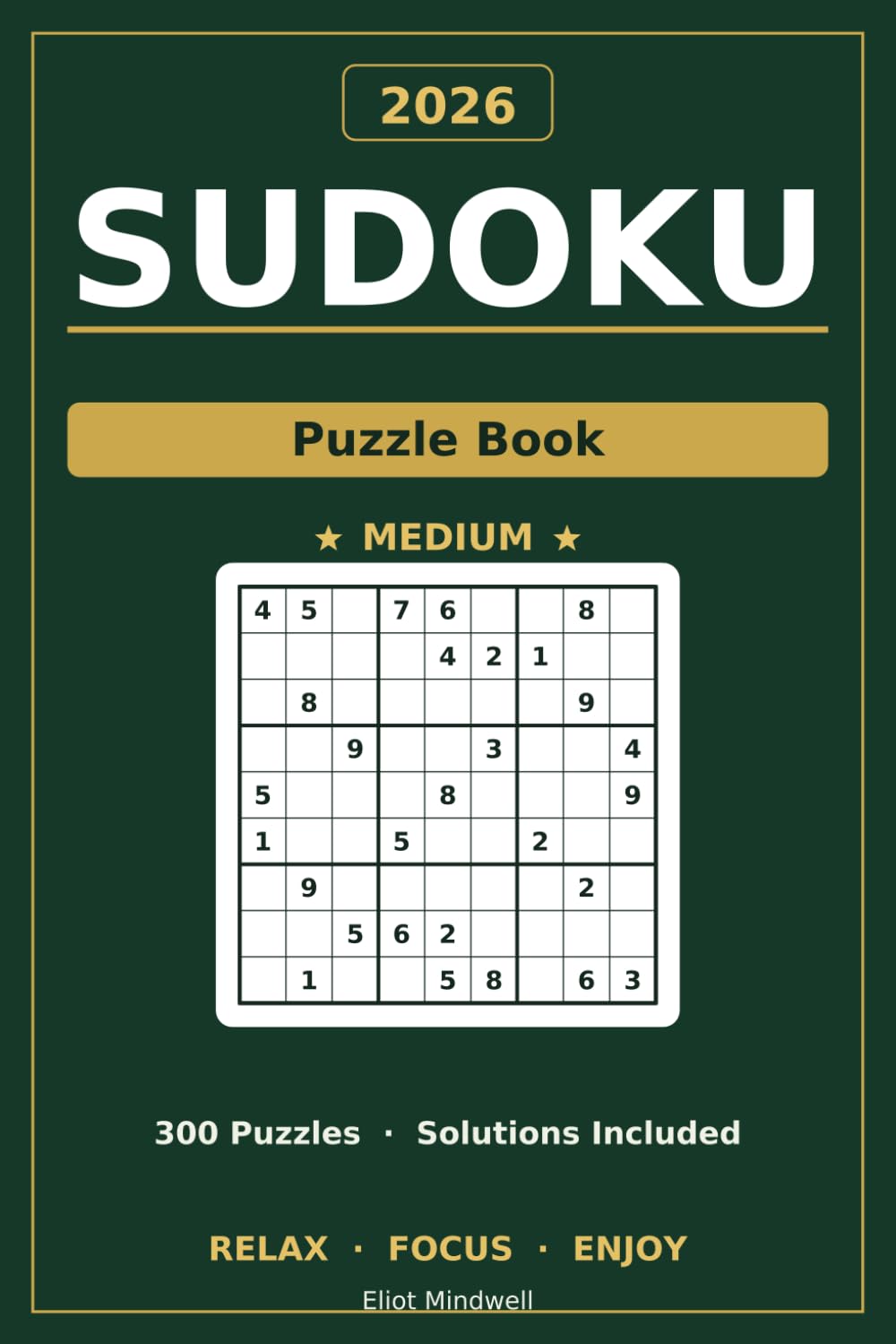 ler totalmente Intermediate Sudoku Puzzle Book: 300 Medium Sudoku Puzzles with Solutions – Relaxing Medium Print Brain Games for All ages (2026 Edition) (medium print sudoku 2026)