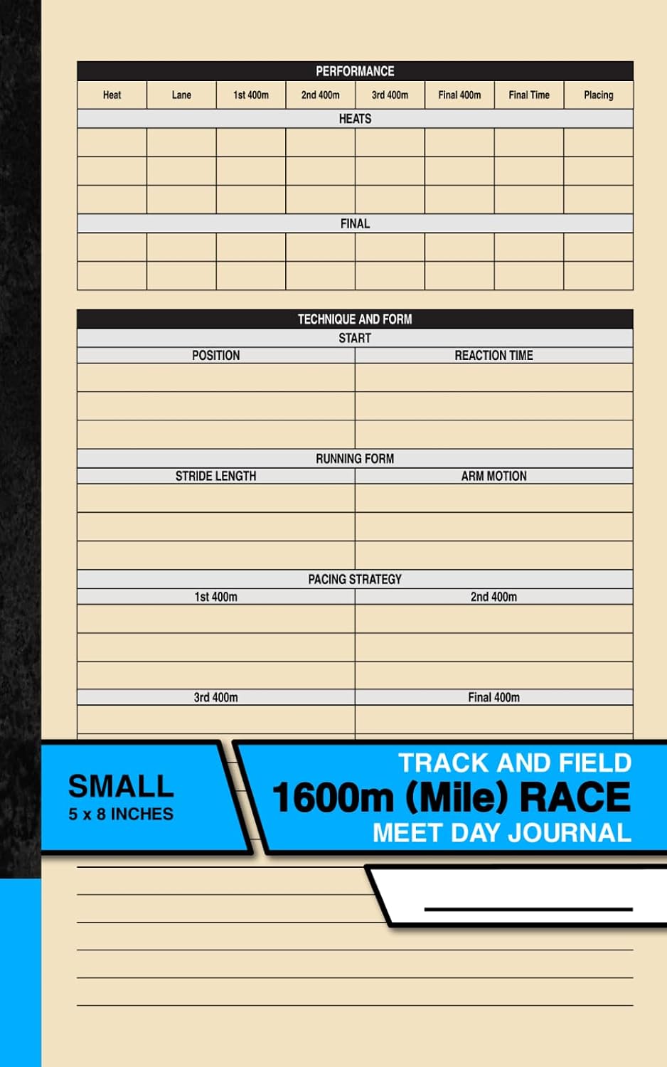 Track and Field - 1600m (Mile) Race - Meet Day Journal: Record and Track Your Individual Athletic Performance | For High School Athletes | 25 Meets | Small baixar o livro de graça
